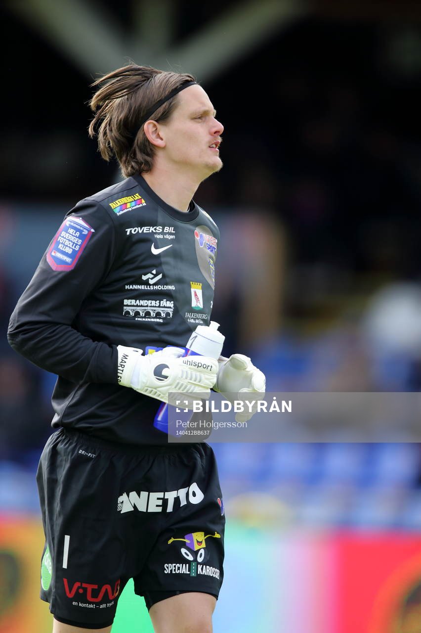Falkenbergs målvakt Otto Martler