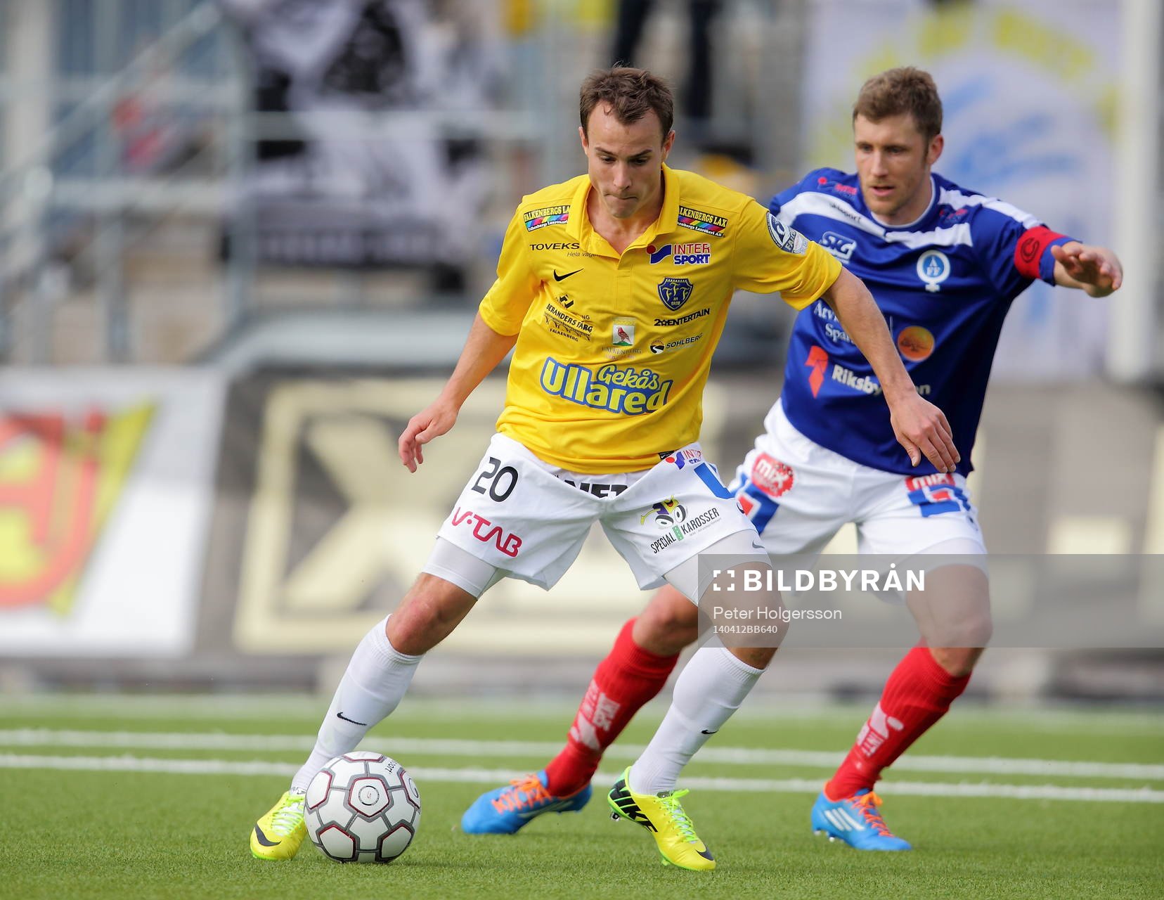 Falkenbergs Calle Wede och Åtvidabergs Daniel Hallingström