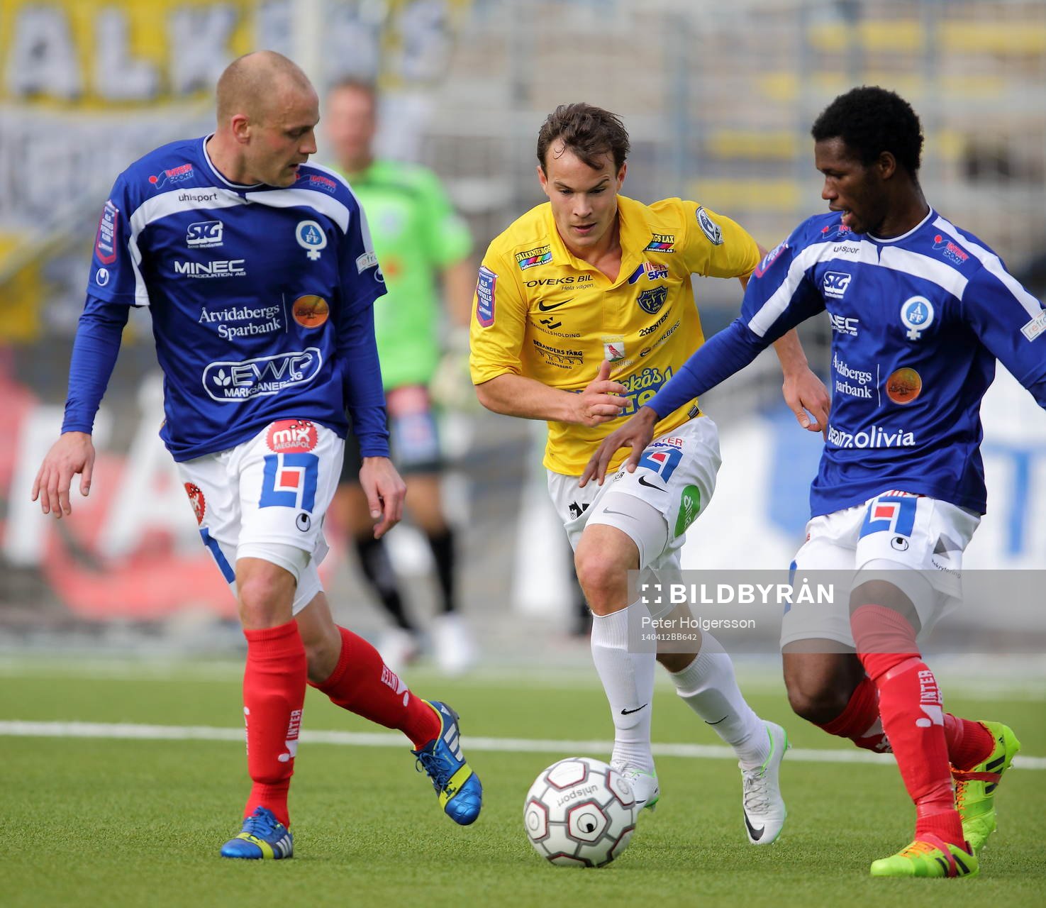 Åtvidabergs Daniel Sjölund, Falkenbergs Anton Wede,