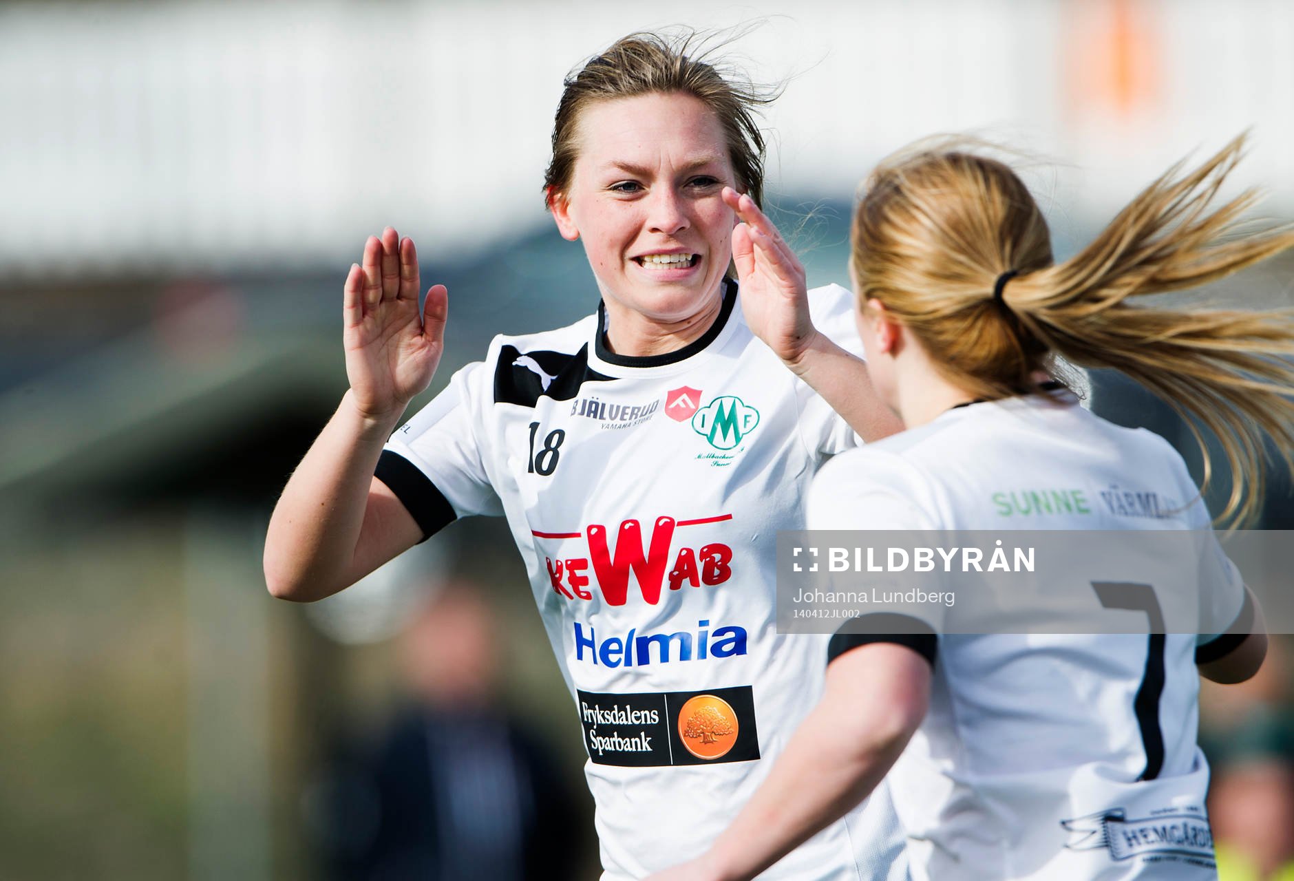 Mallbackens Sandra Andersson jublar