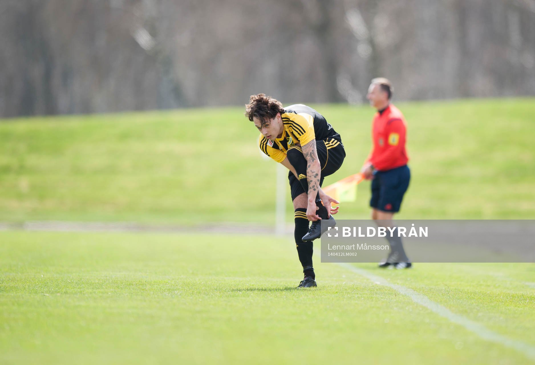 Skobyte, Karim Al-Asi, i matchen i division 111 mellan IFK