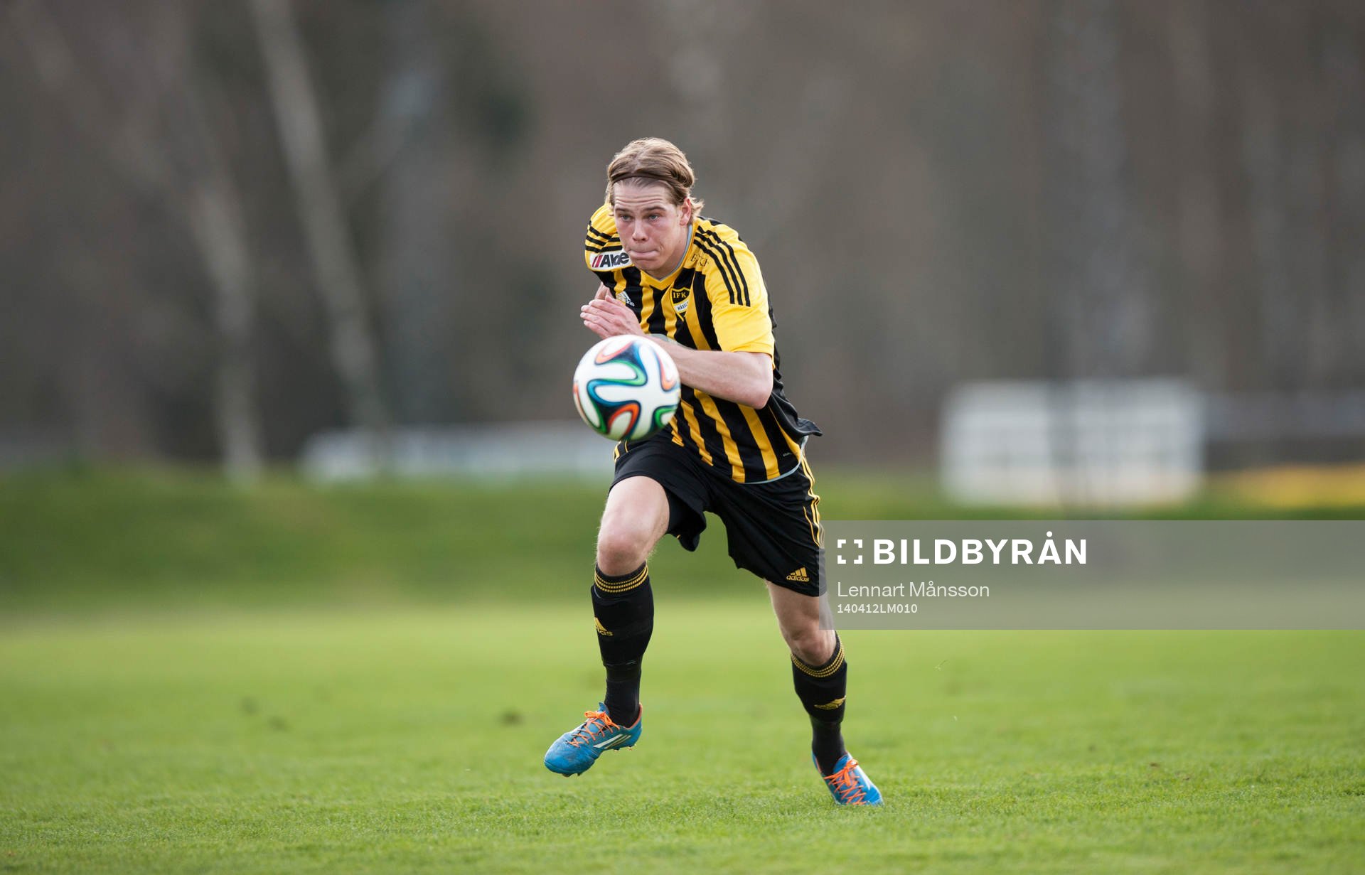 Hässleholms Filip Ranmo i matchen i division 111 mellan