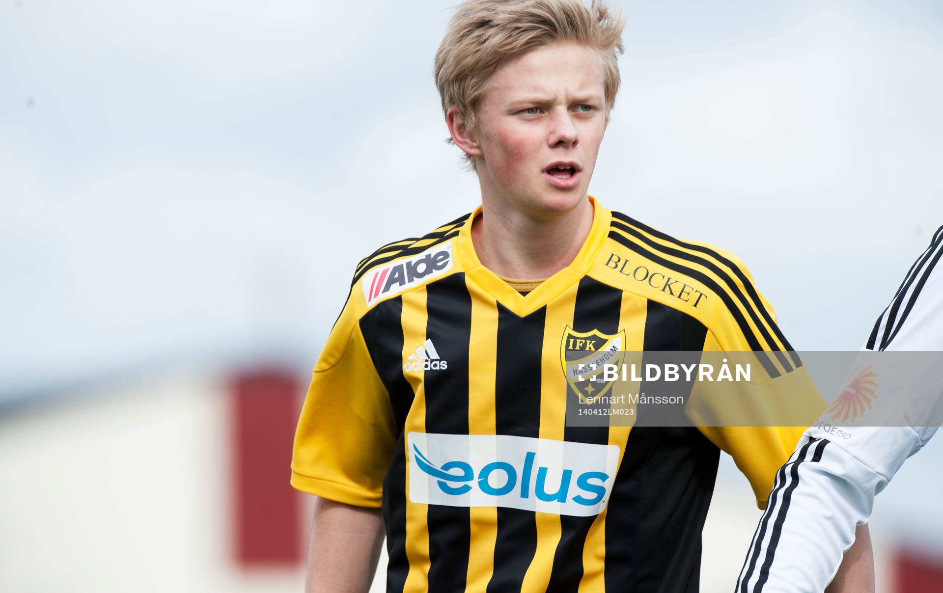 Hässleholms Philip Bengtsson i matchen i division 111