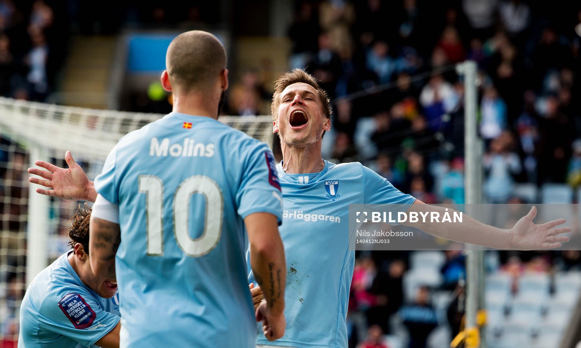 Malmö FFs Markus Rosenberg jublar