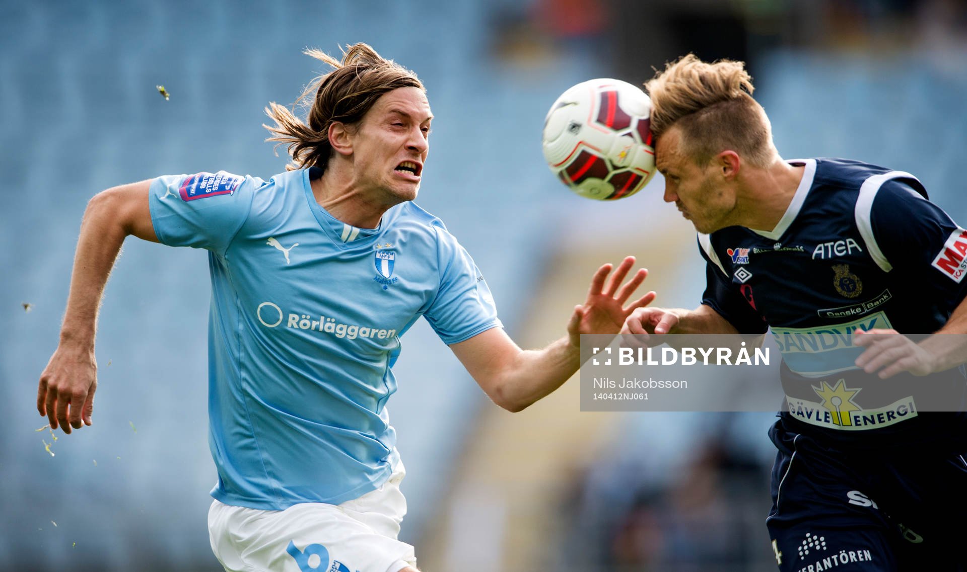 Malmö FFs Markus Halsti och Gefles Anders Wikström