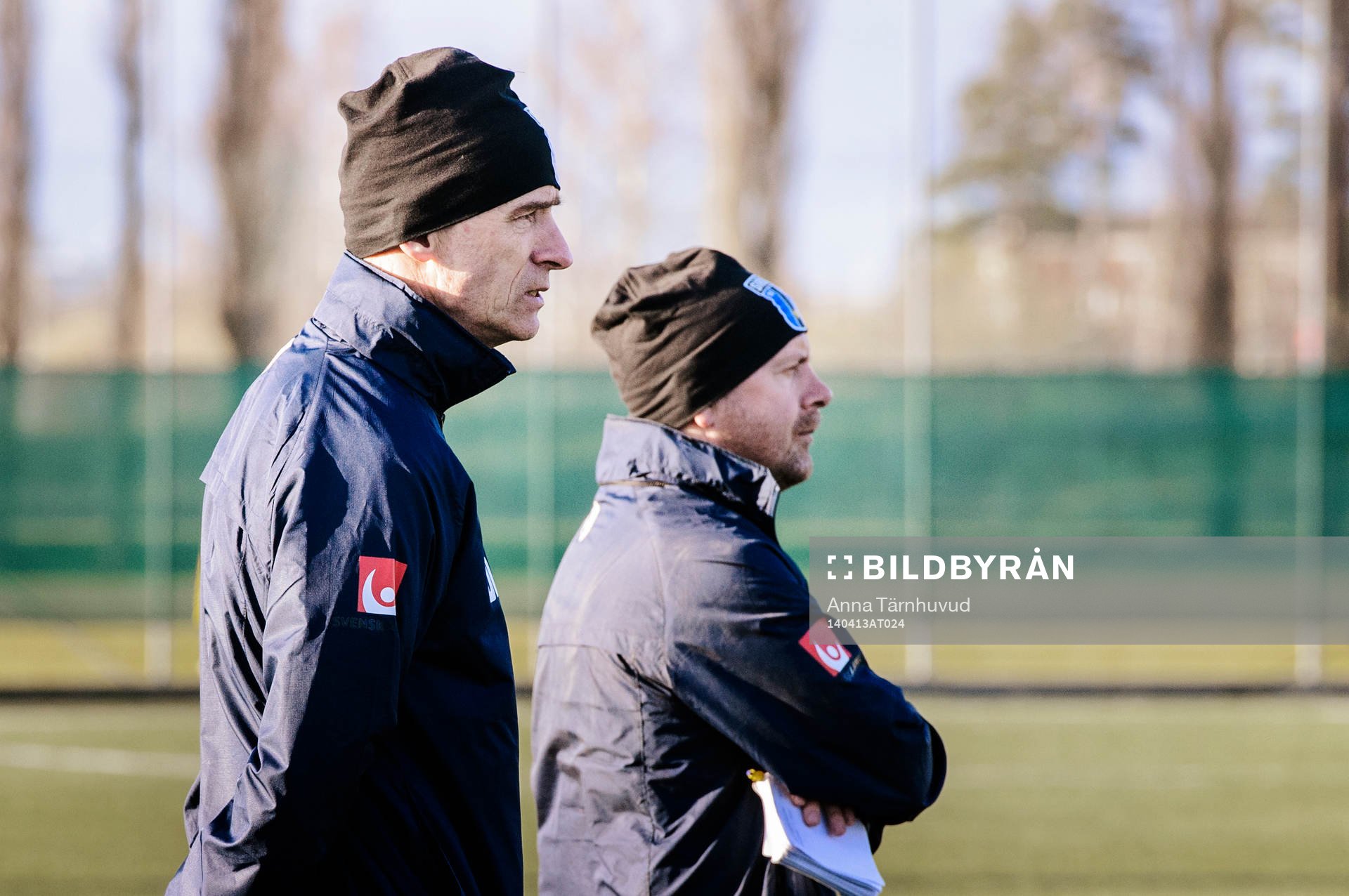 Sirius tränare David Olingdahl och Karl Fremdling