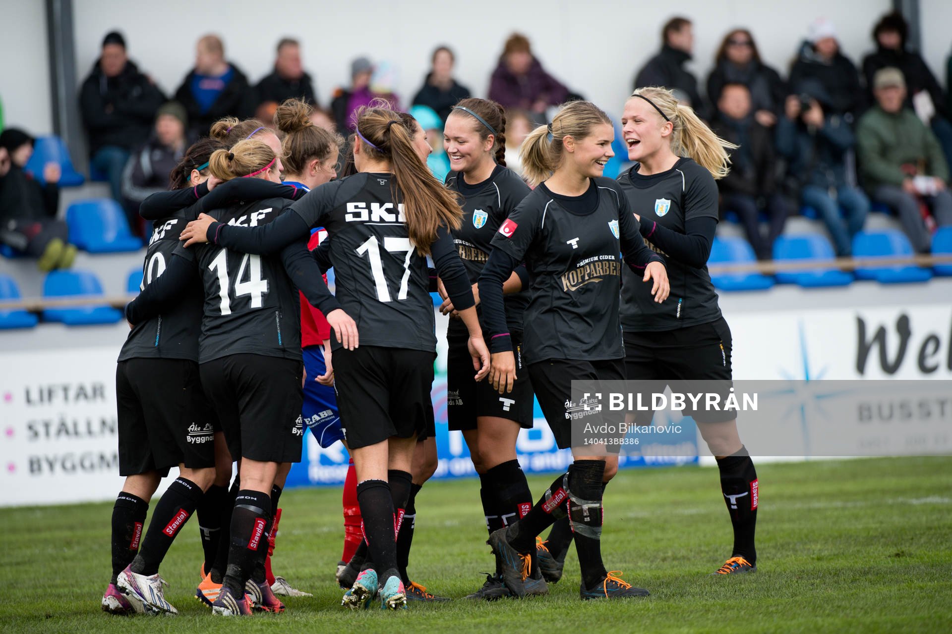 Kopparberg Göteborgs Sara Lindén jublar