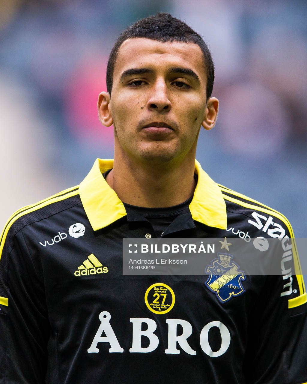 s Nabil Bahoui innan fotbollsmatchen i Allsvenskan mellan