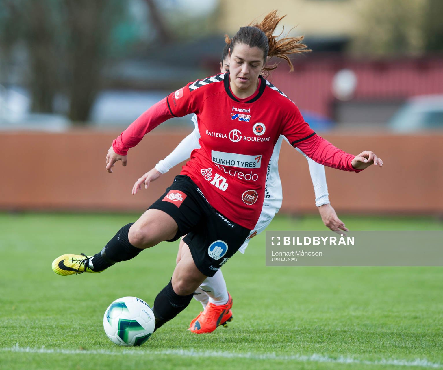 Kristianstads Marija Banusic i matchen i damallsvenskan i