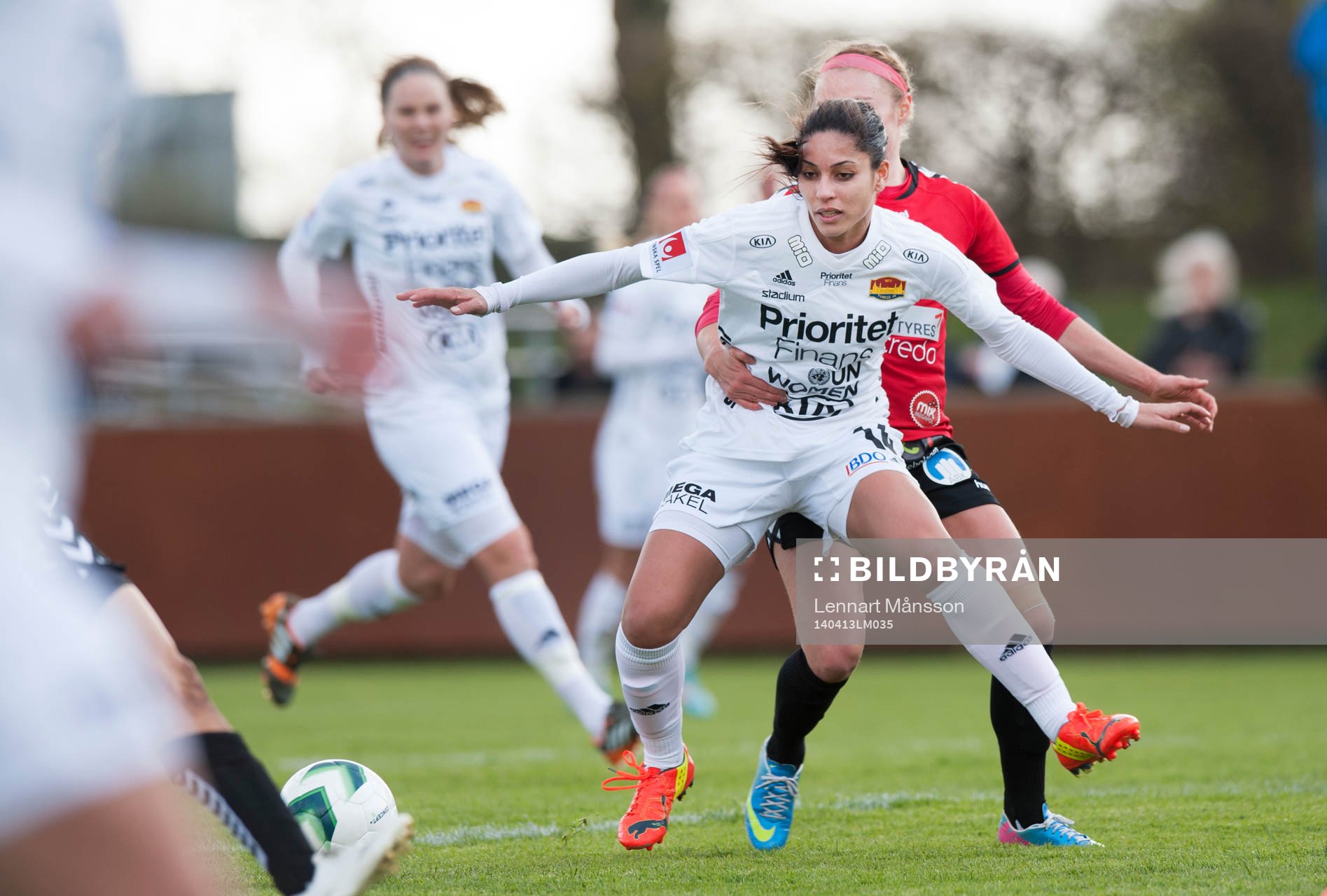 Tyresös Mayara Da Fonseca Bordin i matchen i