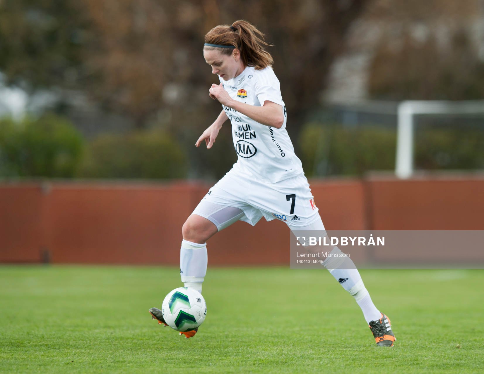 Tyresös Lisa Dahlkvist i matchen i damallsvenskan i