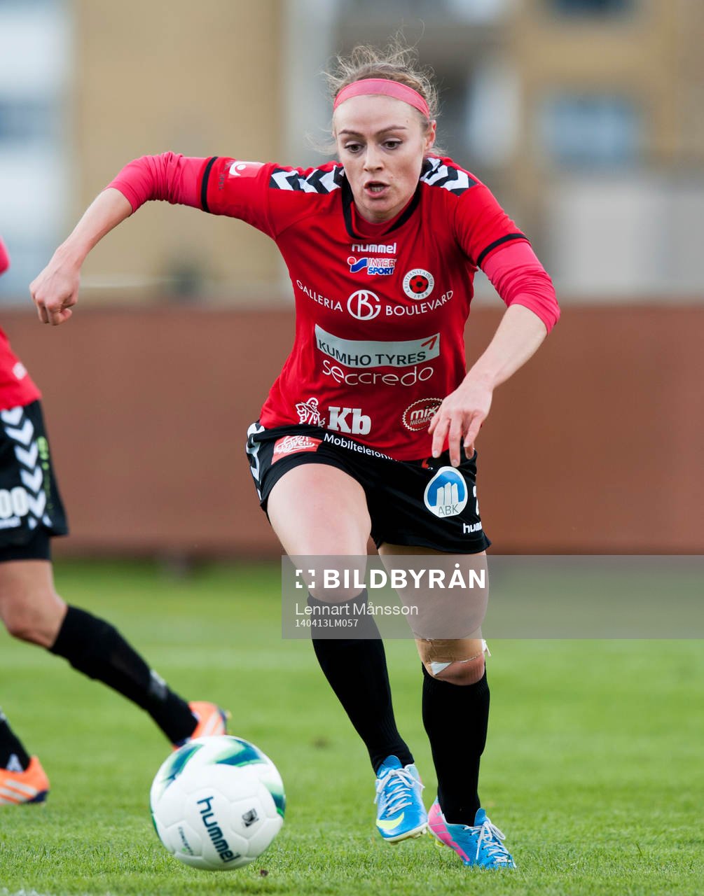 Kristianstads Sif Atladottir i matchen i damallsvenskan i