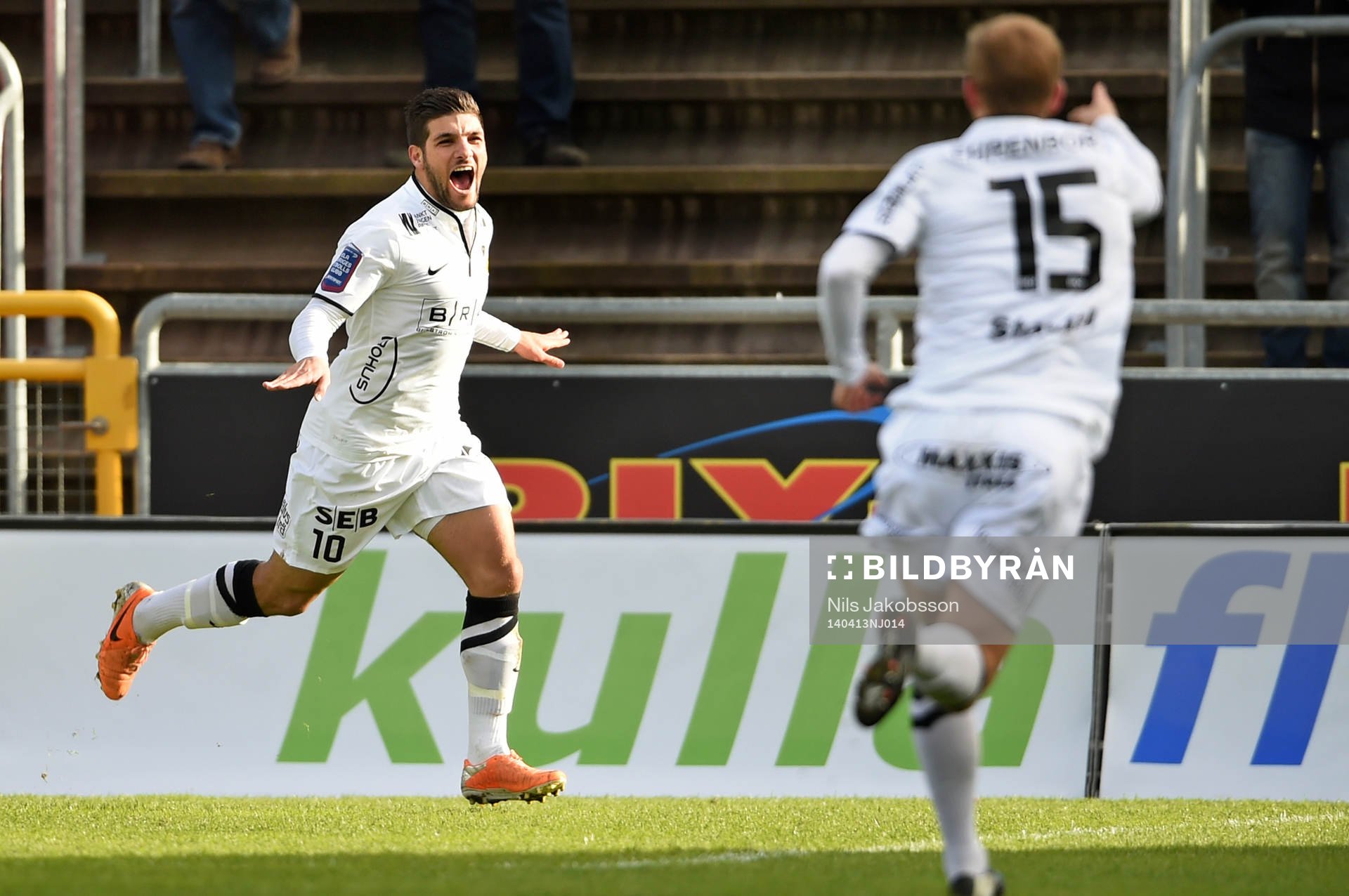 Häckens Moestafa El Kabir jublar