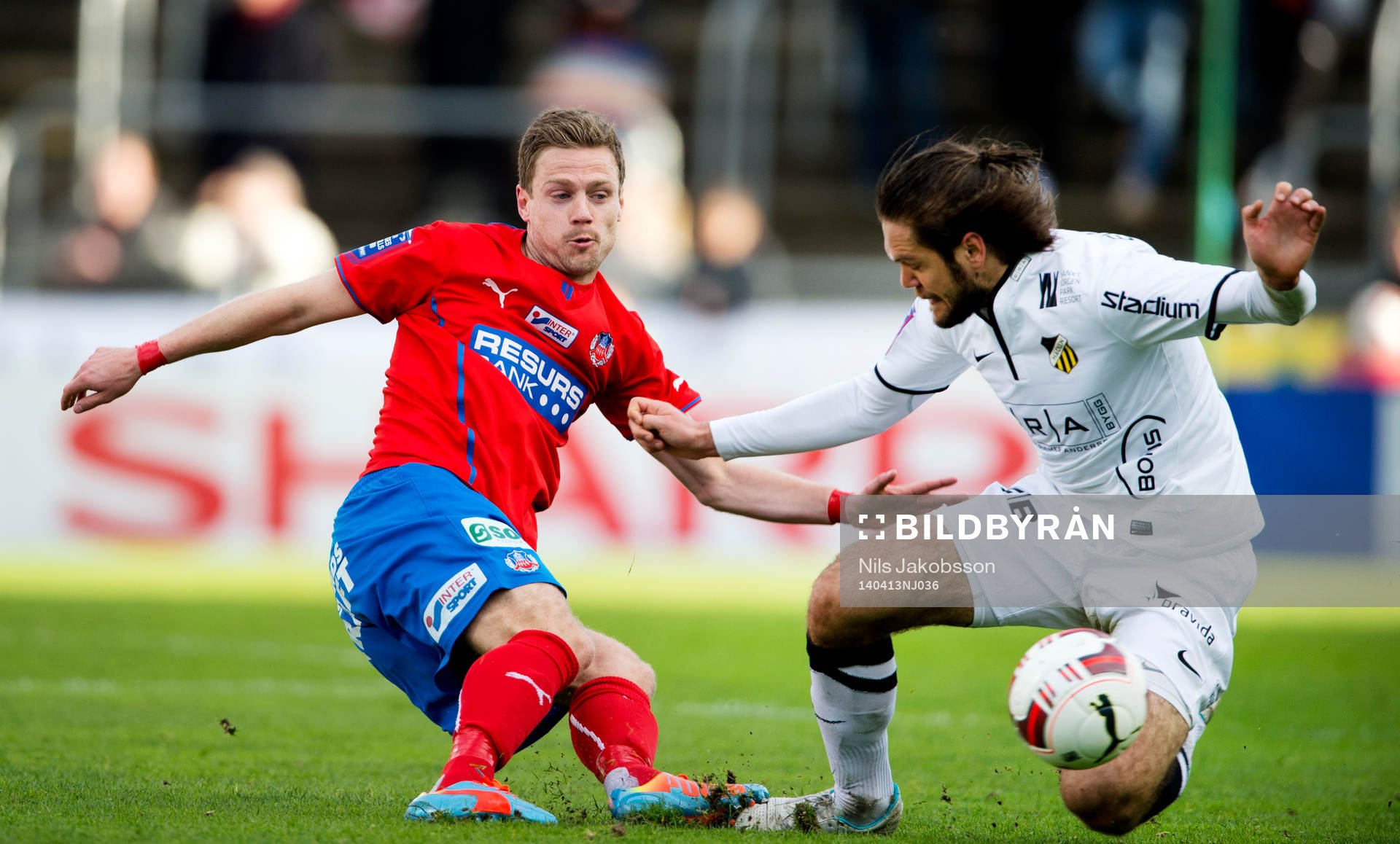 Helsingborgs Arnór Smárason och Häckens Ivo Pekalski