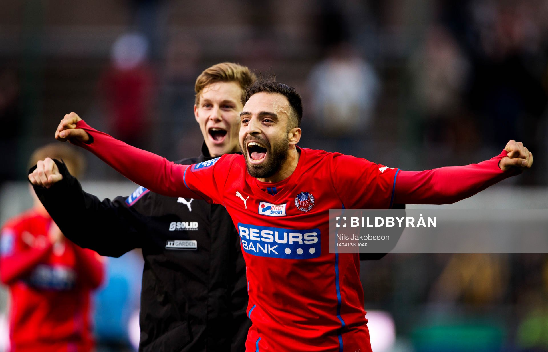 Helsingborgs Abdul Khalili jublar