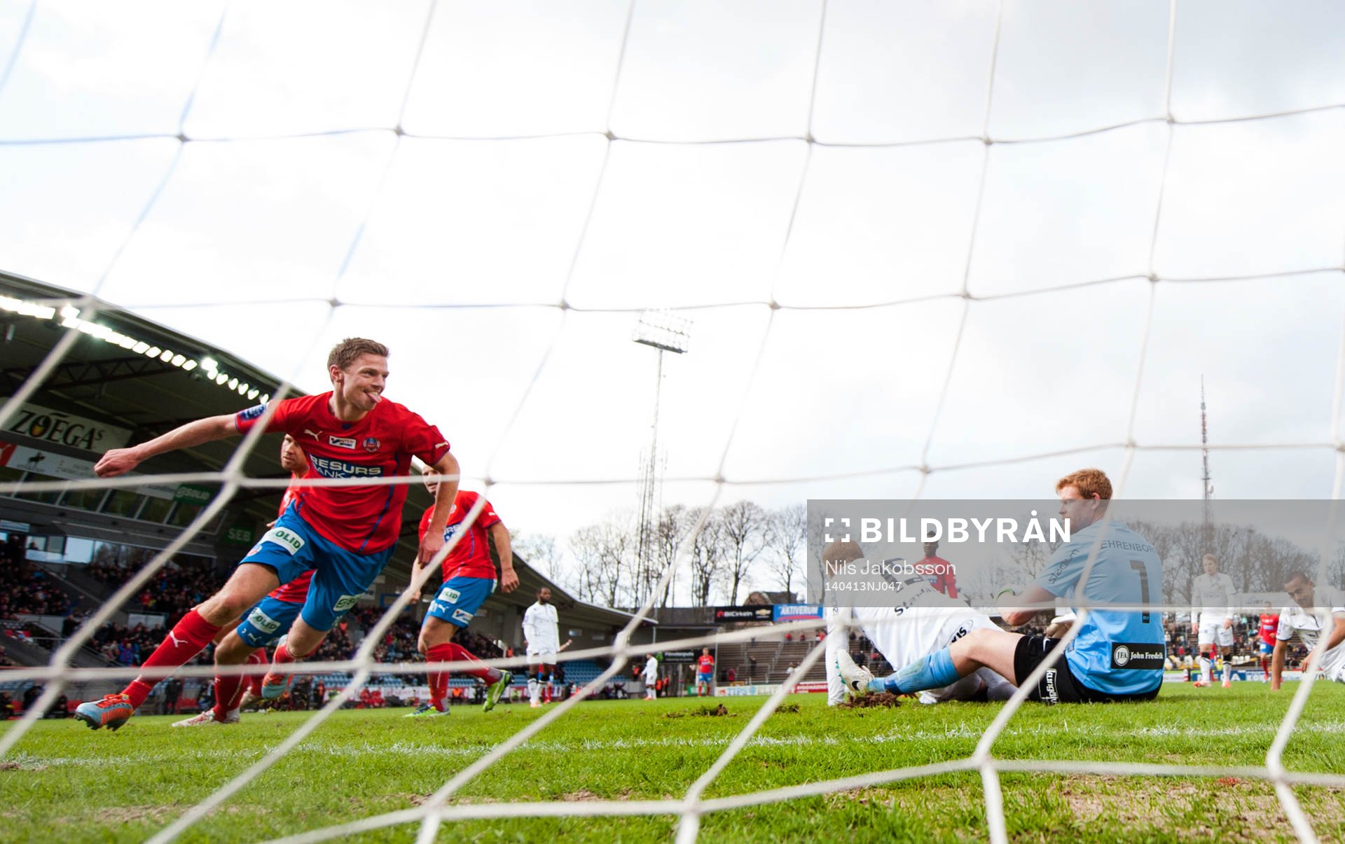 Helsingborgs Arnór Smárason jublar