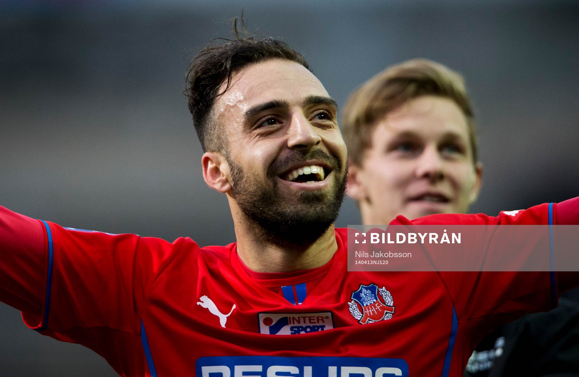 Helsingborgs Abdul Khalili jublar