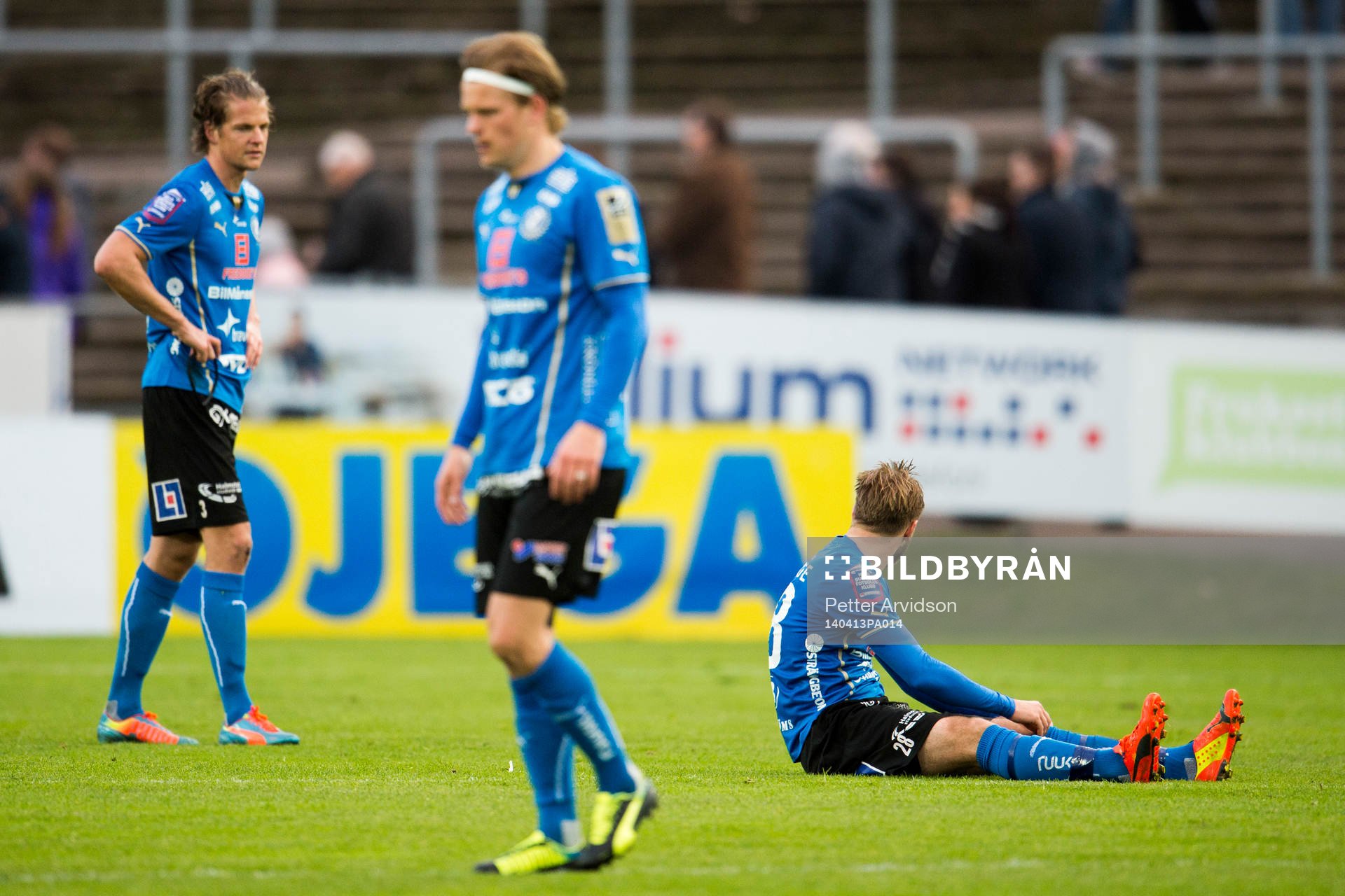 Halmstads Jesper Westerberg (th) och Fredrik Liverstam (tv)