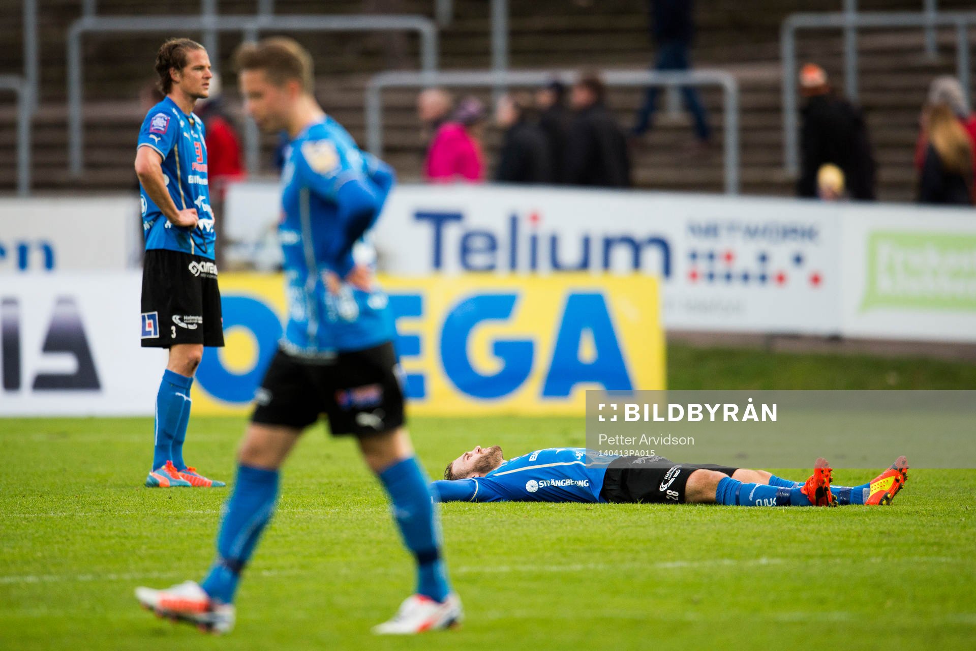 Halmstads Jesper Westerberg (th) och Fredrik Liverstam (tv)