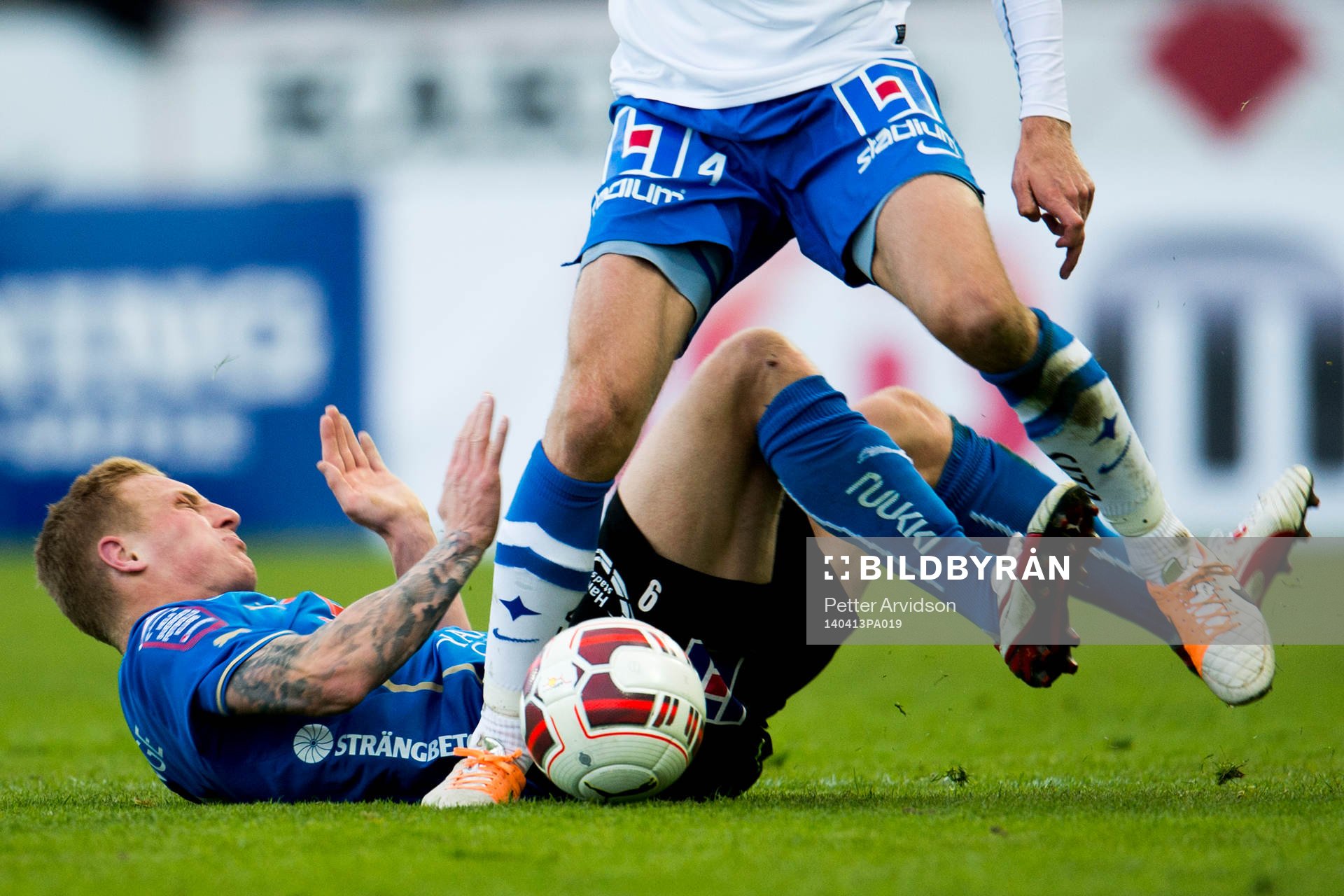 Halmstads Gudjón Baldvinsson faller