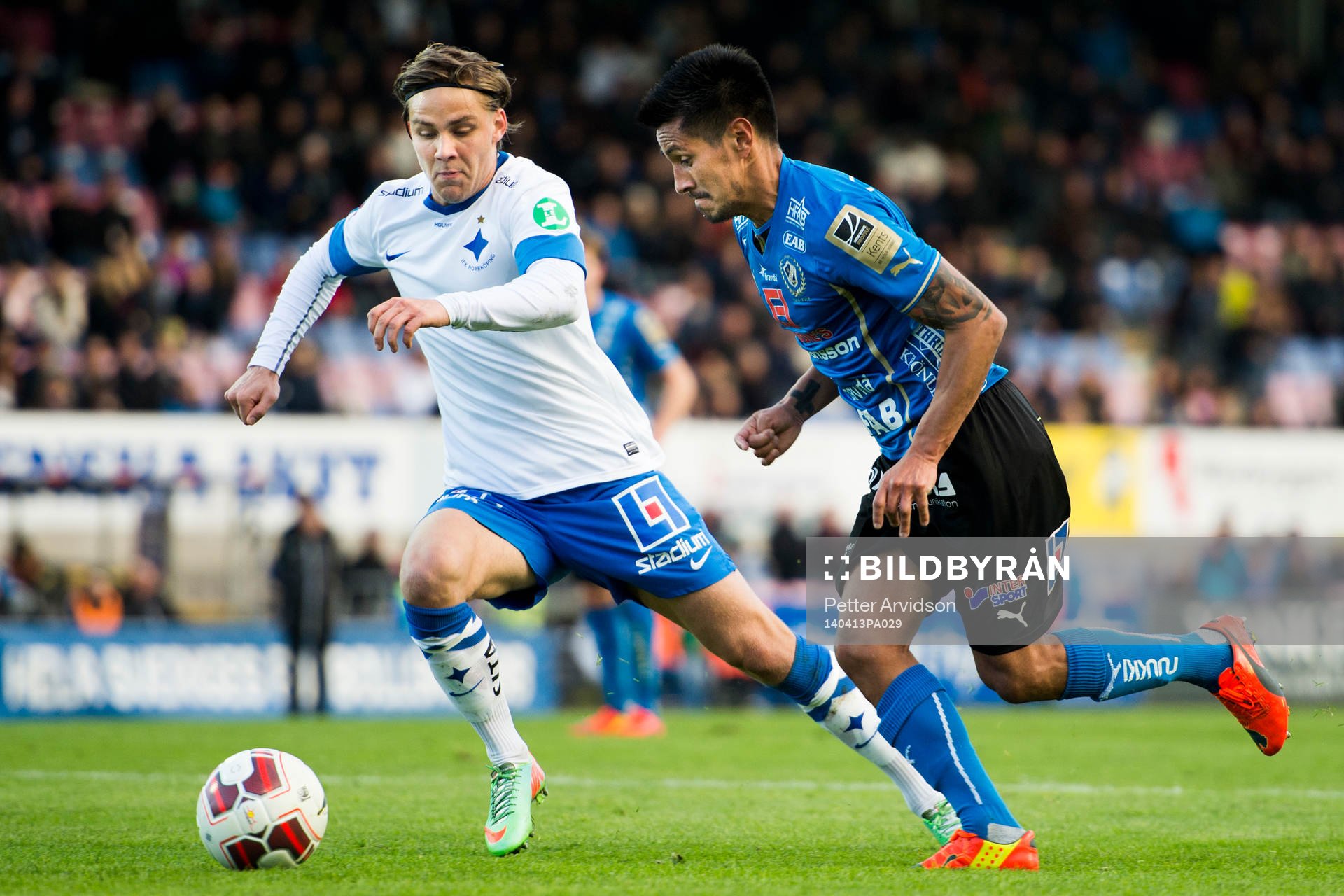 Halmstads Kristinn Steindorsson och Norrköpings
