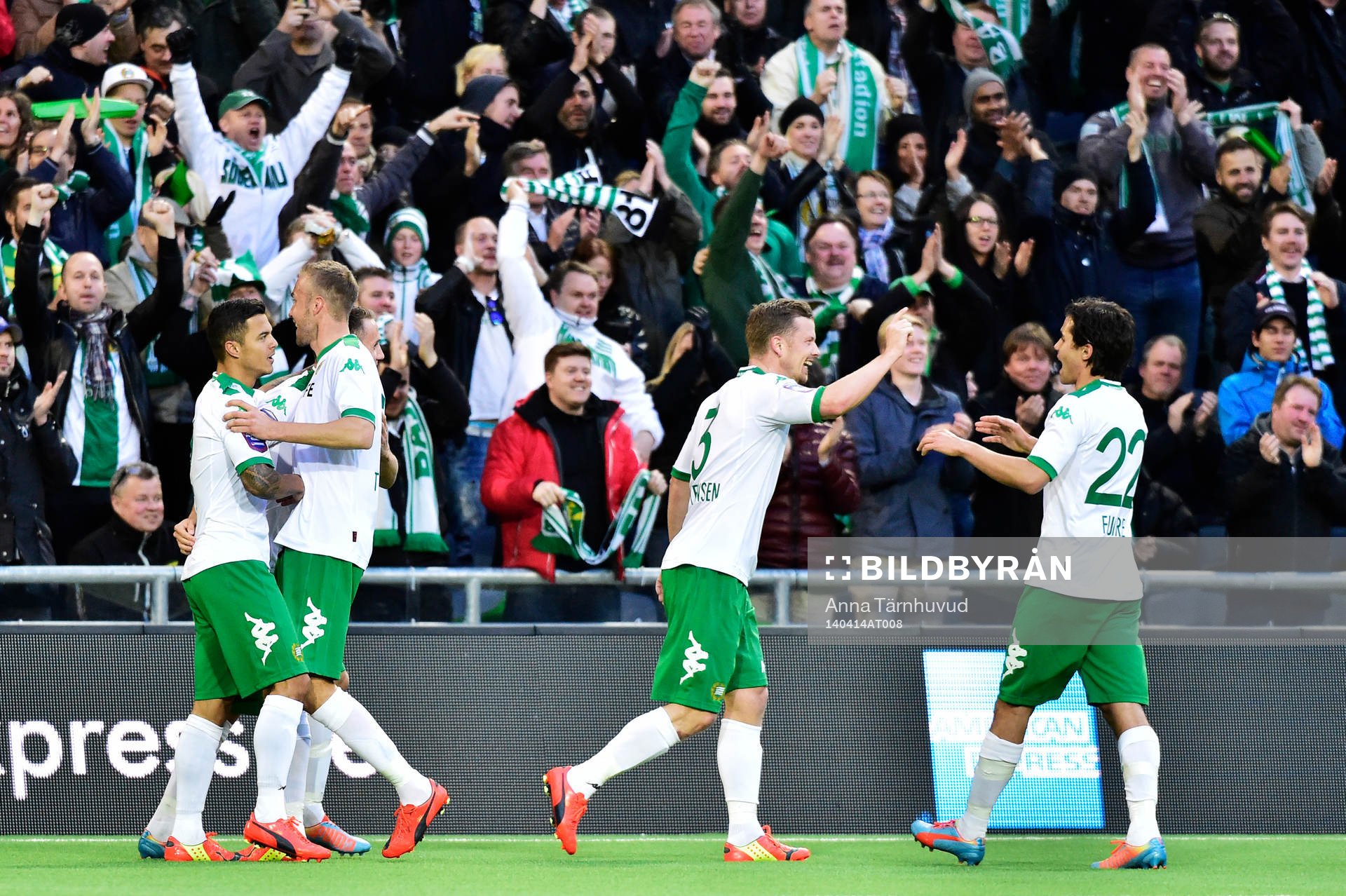 Hammarbys Pablo Piñones-Arce jublar