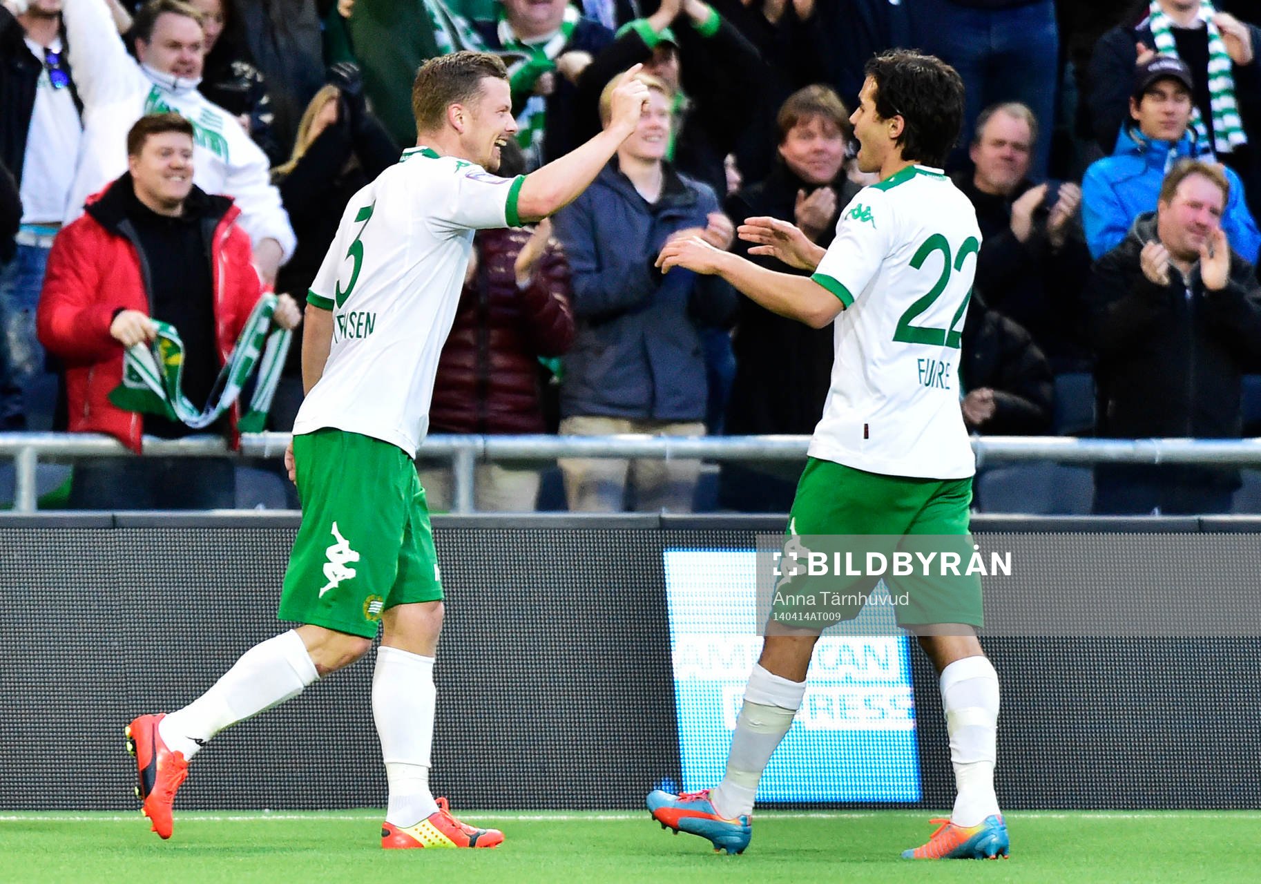 Hammarbys Pablo Piñones-Arce jublar