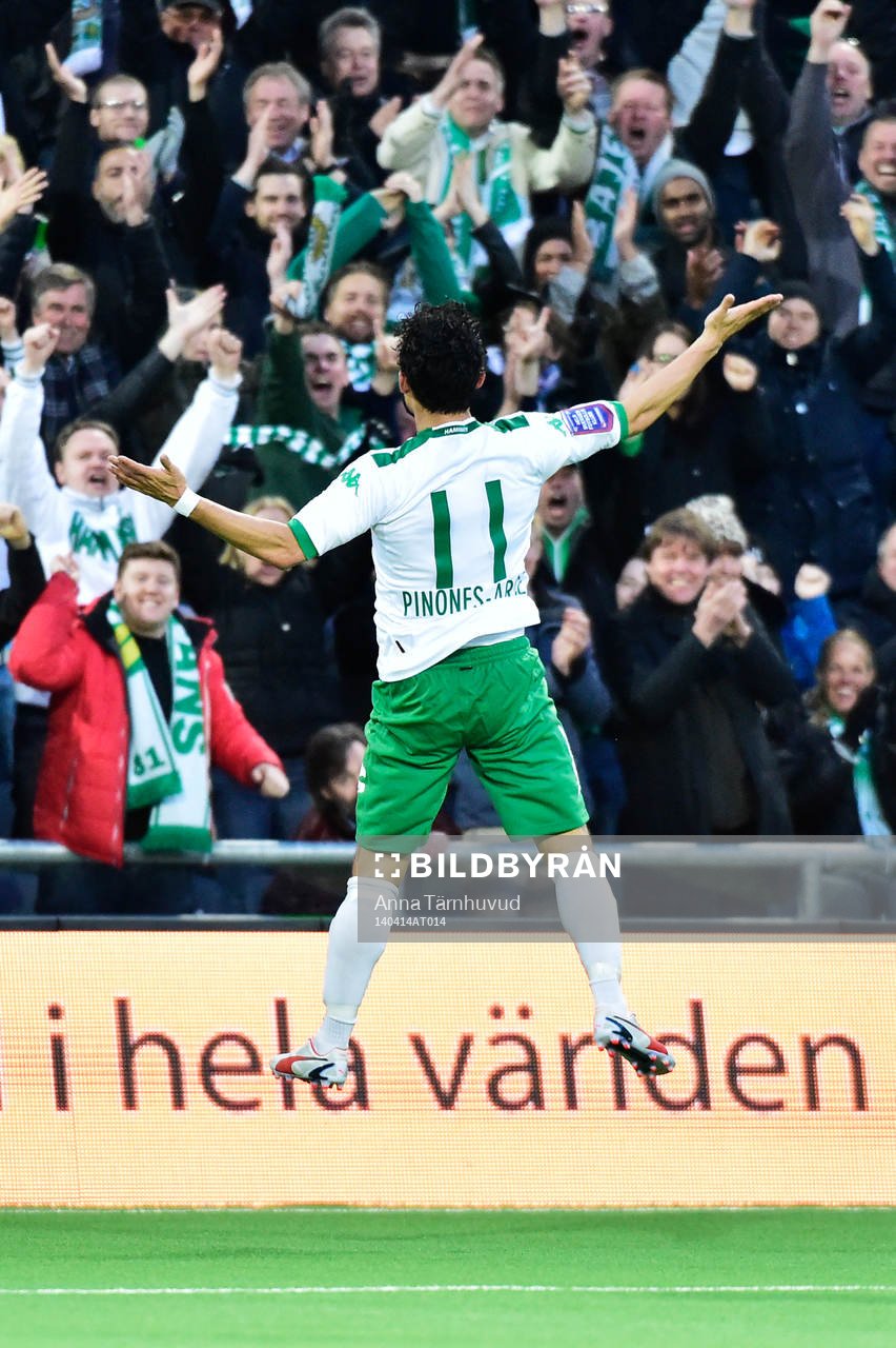 Hammarbys Pablo Piñones-Arce jublar