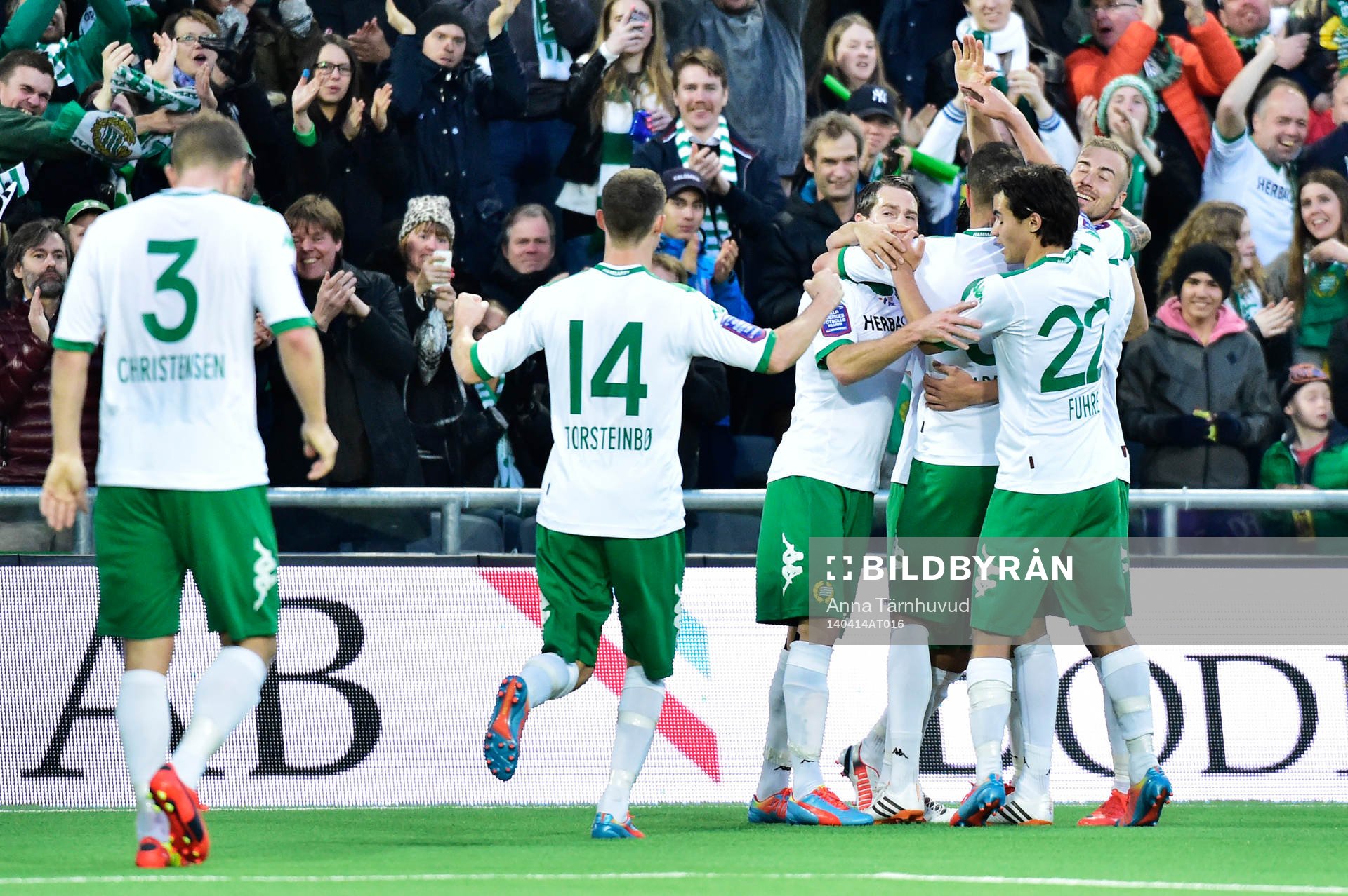 Hammarbys Pablo Piñones-Arce jublar