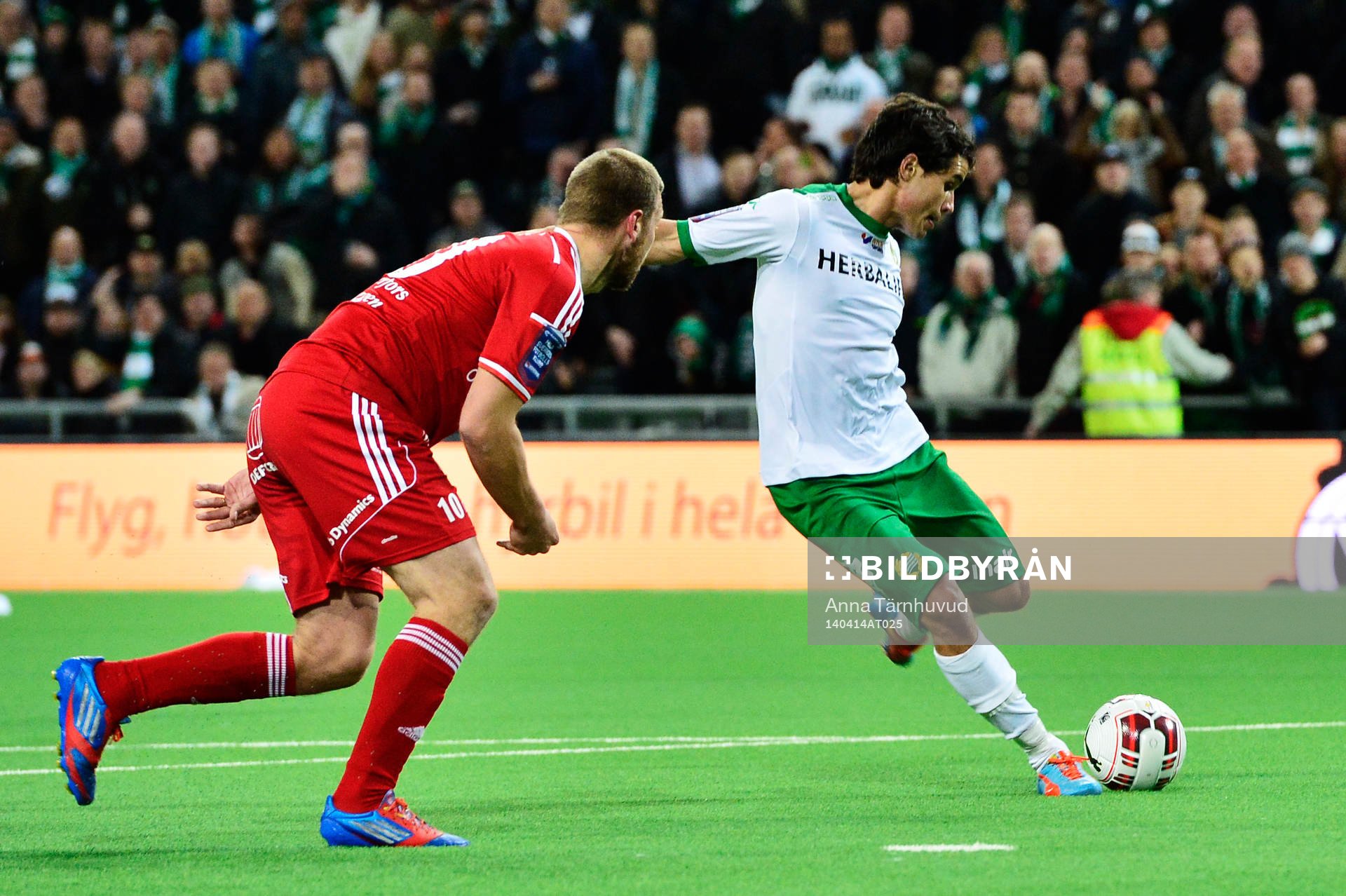 Degerfors Peter Samuelsson och Hammarbys Lars Mendonca