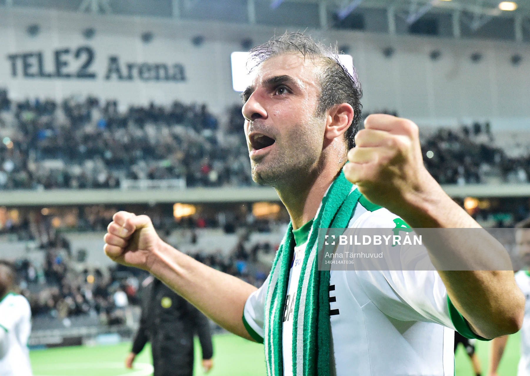 Hammarbys Kennedy Bakircioglü jublar