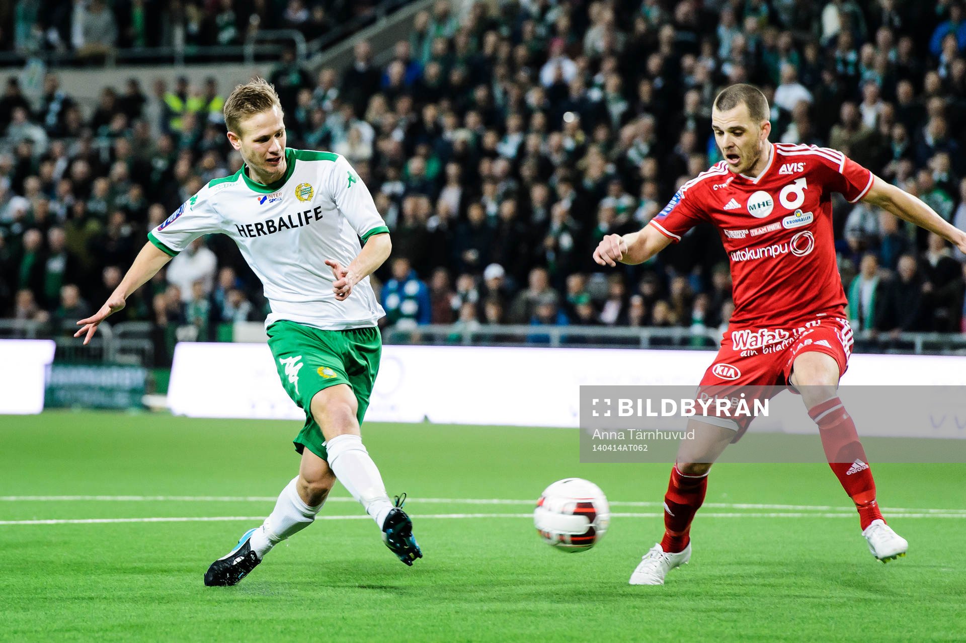 Hammarbys Erik Israelsson gör 5-0 och Degerfors Andreas