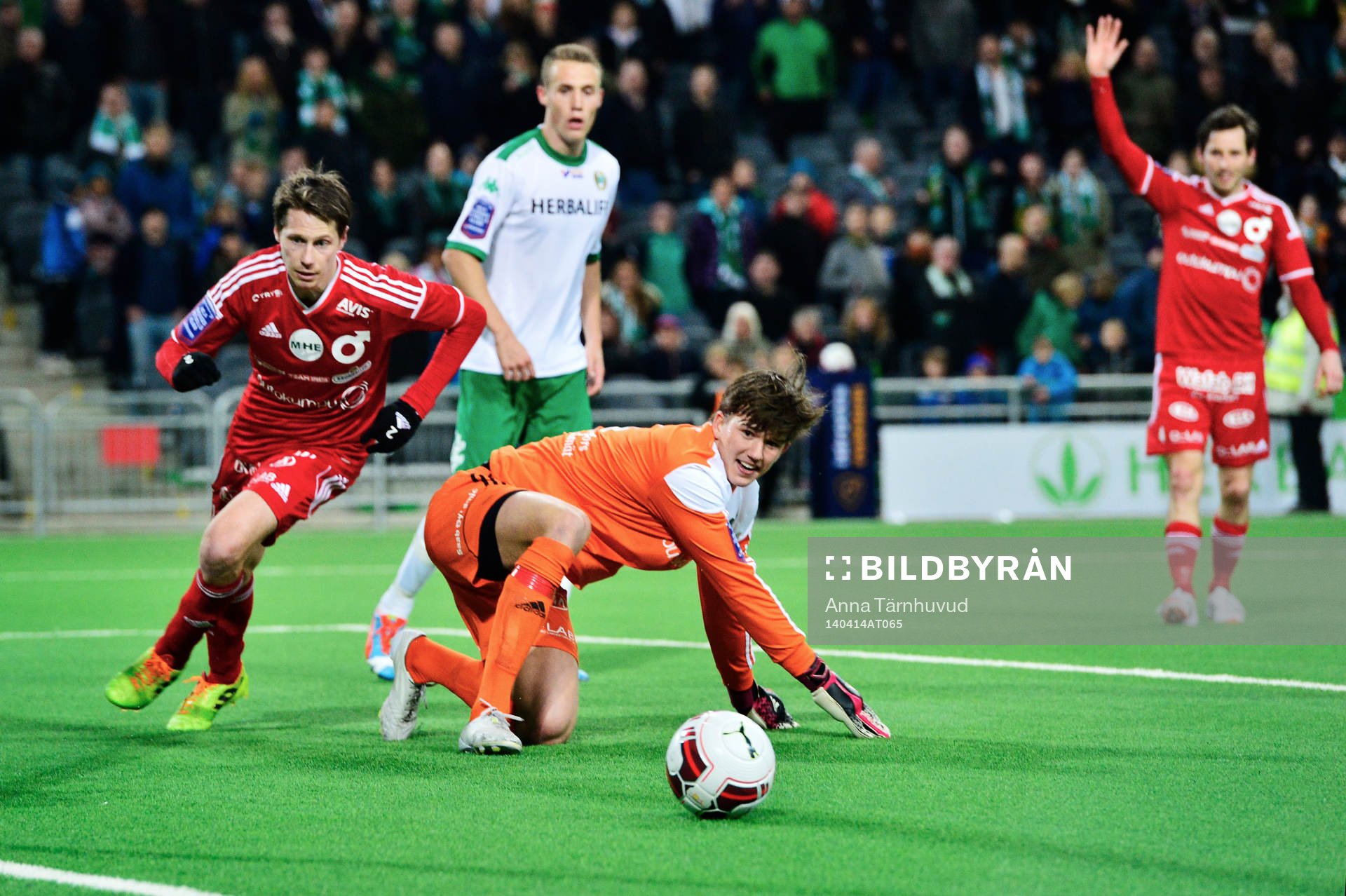 Degerfors Patrik Anttonen målvakt August Strömberg