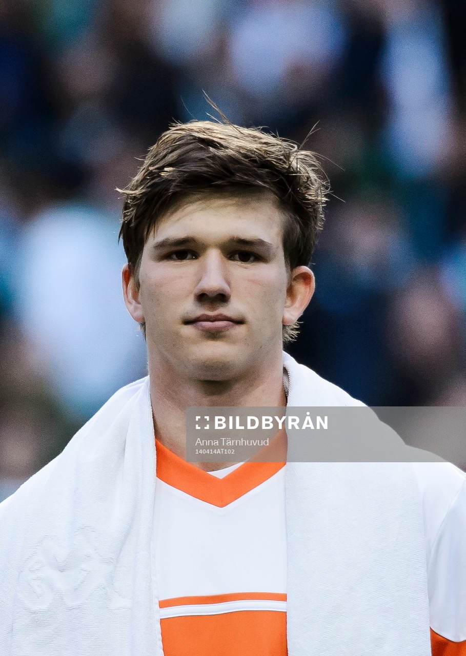 Degerfors målvakt August Strömberg