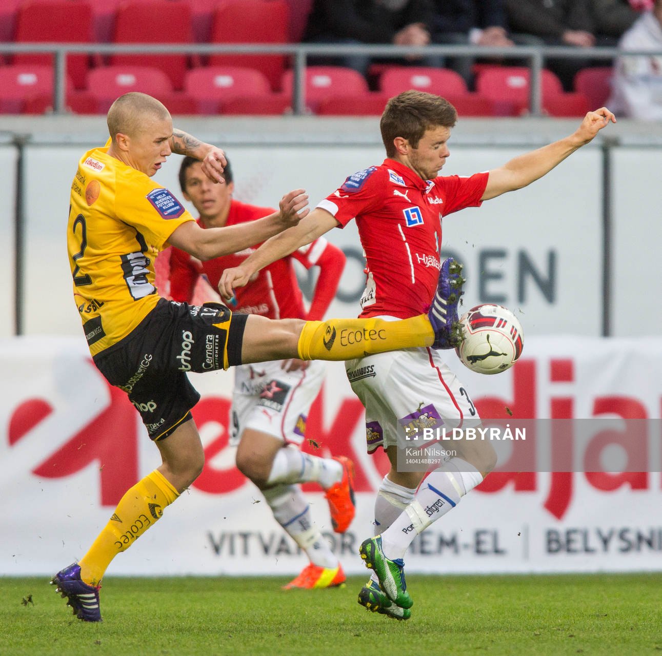 Elfsborgs Sebastian Holmén och Kalmars Måns Söderqvist