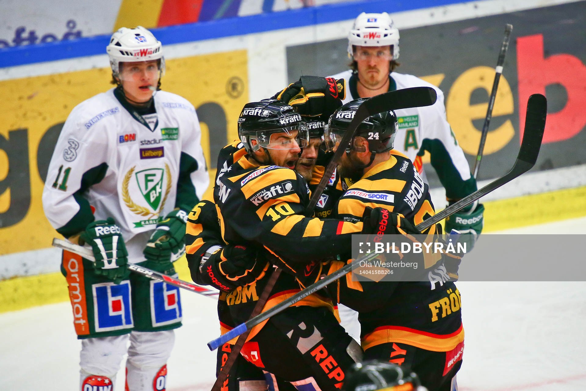 Skellefteås Joakim Lindström gör 2-0 mot Färjestad