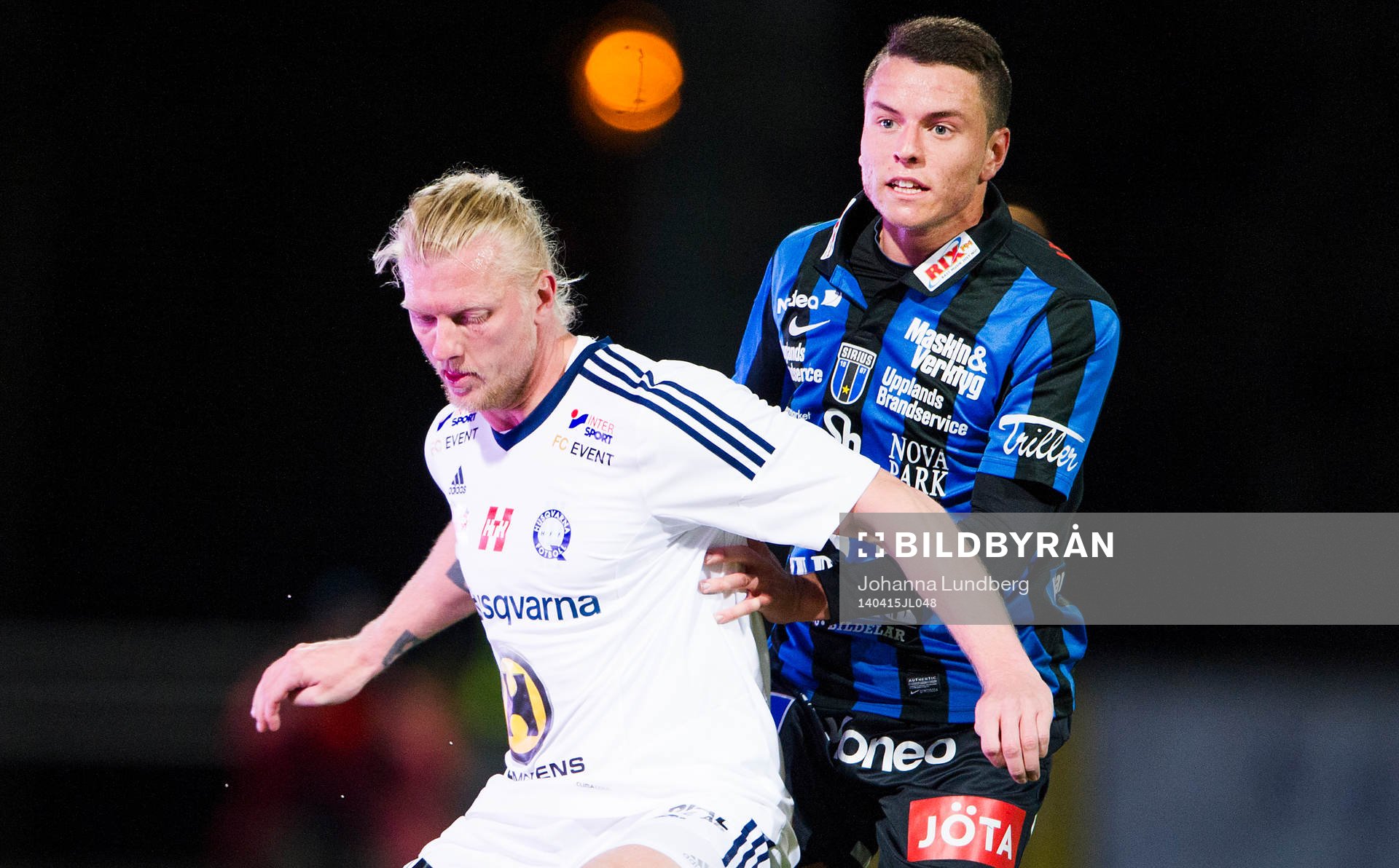 Husqvarnas Robin Cederberg och Sirius Kerim Mrabti