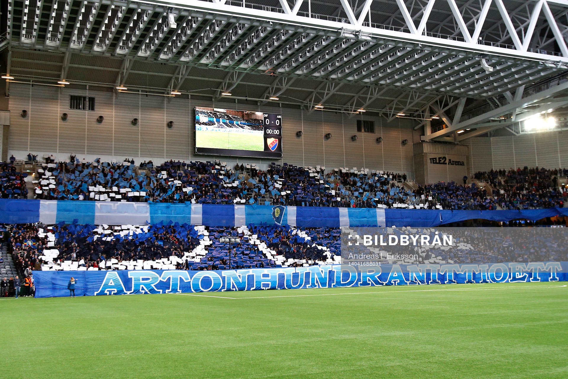 TIFO Djurgårdens klack