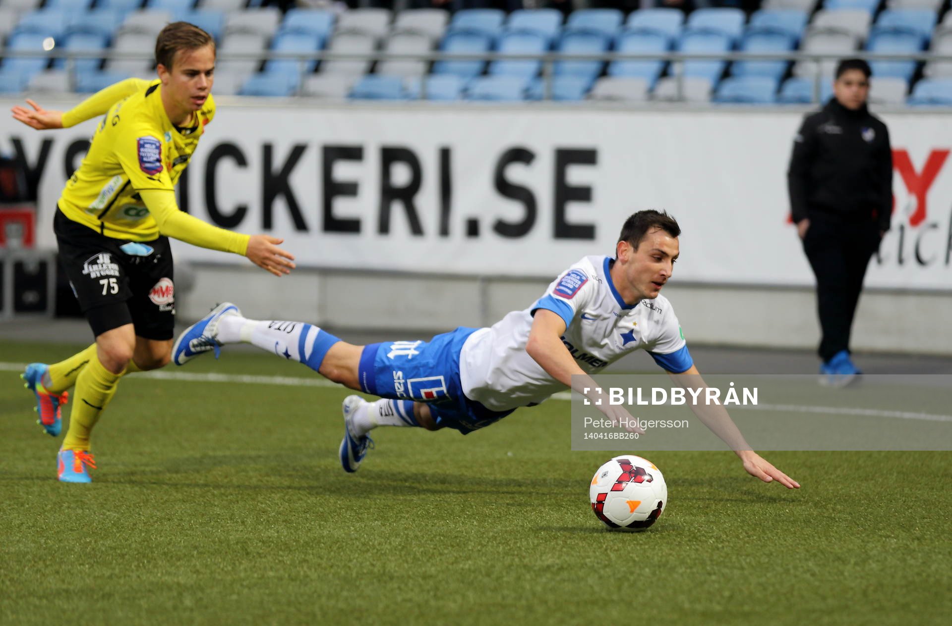 Mjällbys målgörare Andreas Blomqvist och Norrköpings