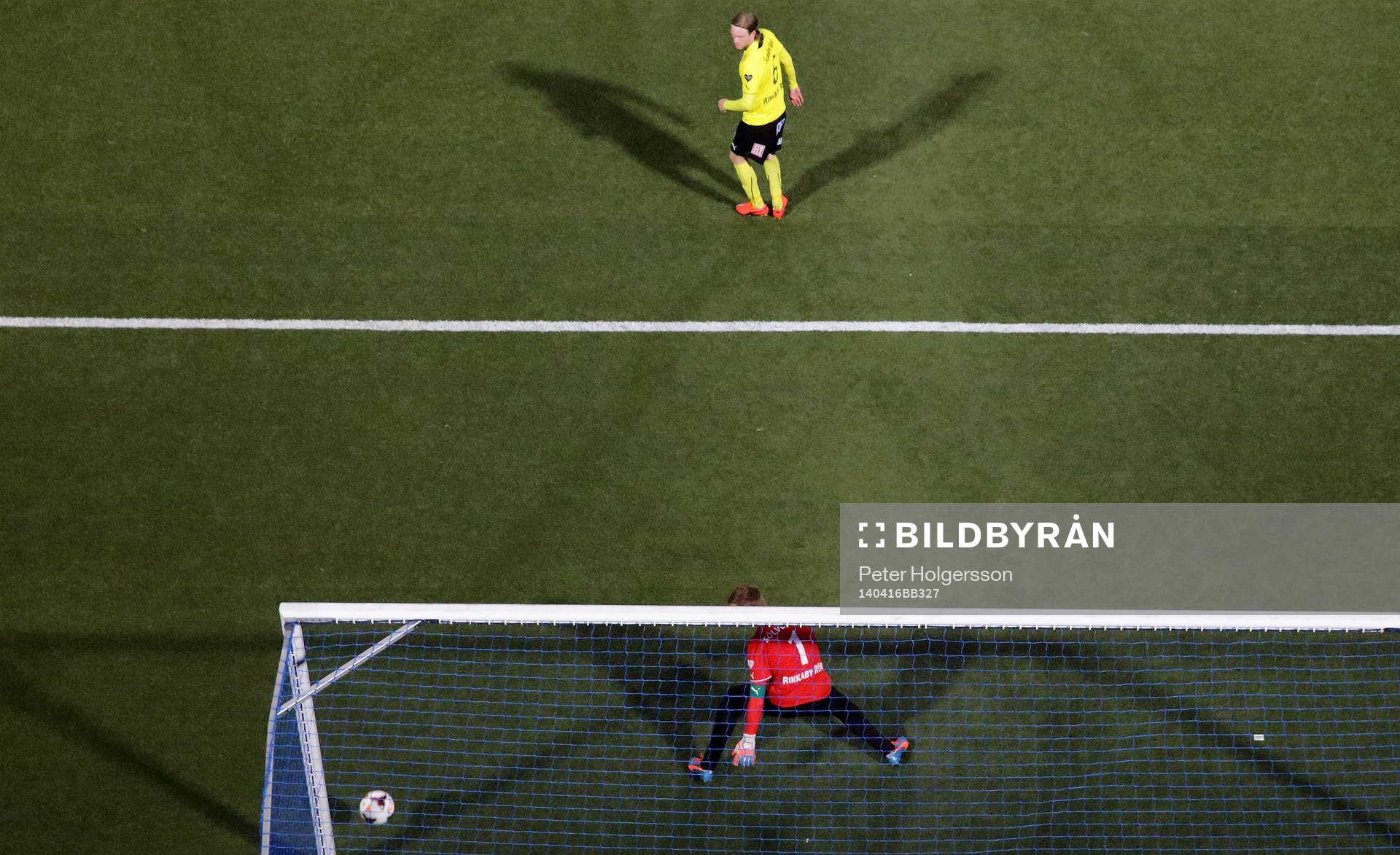 Mål 1-1 av Norrköpings Rawez Lawan bakom Mjällbys