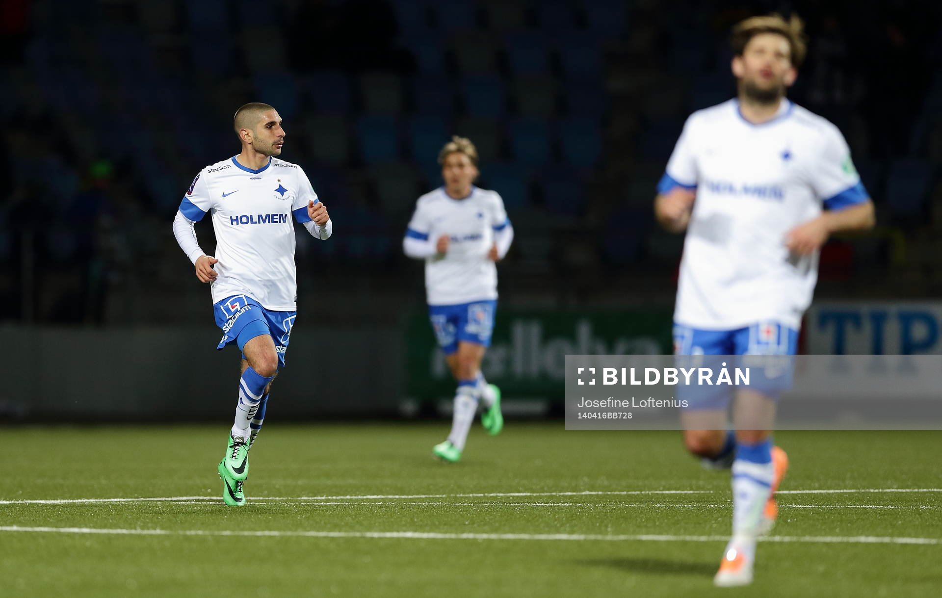 Norrköpings Rawez Lawan som precis har gjort mål och 1-1