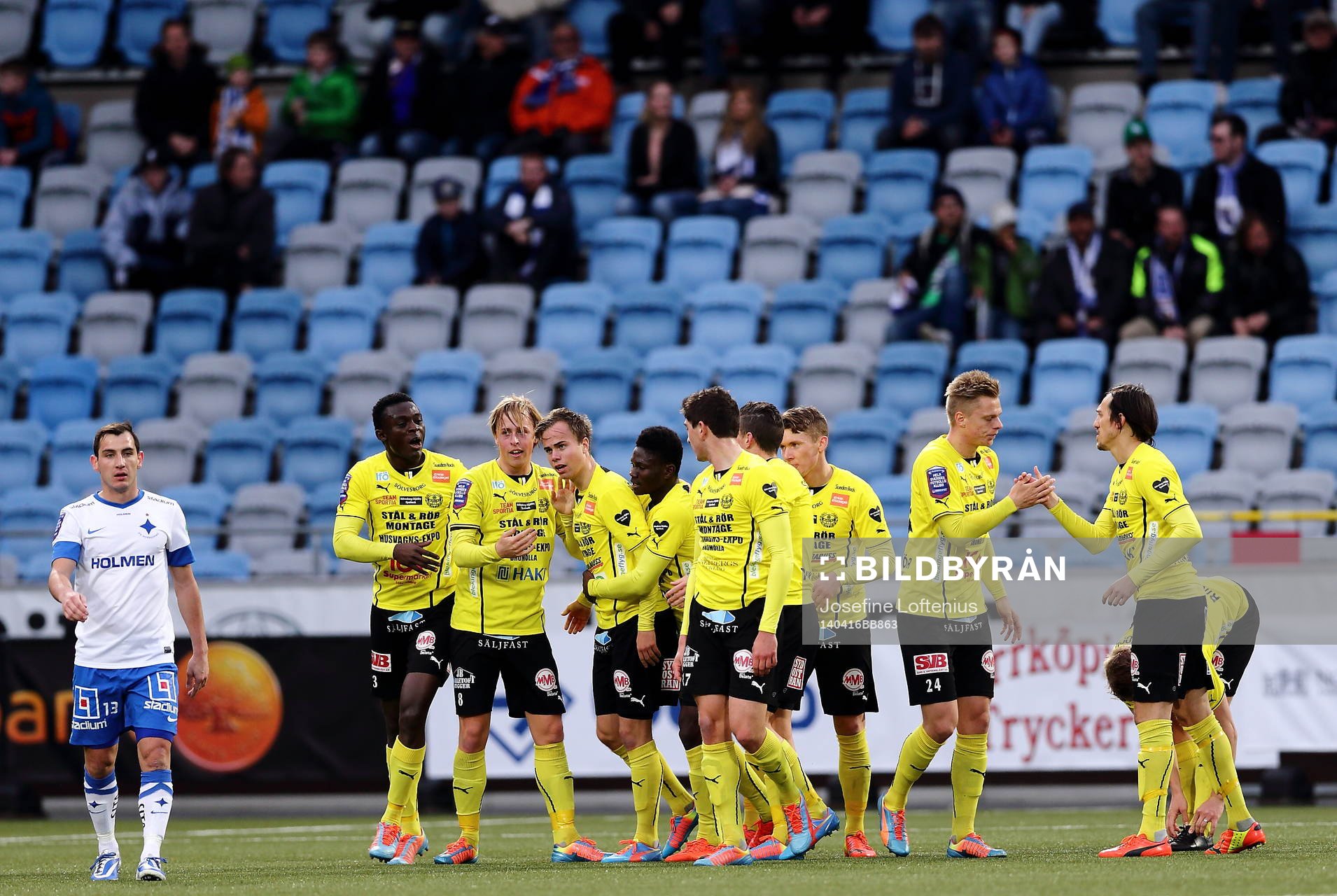 Mjällby jublar och Norrköpings Nikola Tkalcic deppar