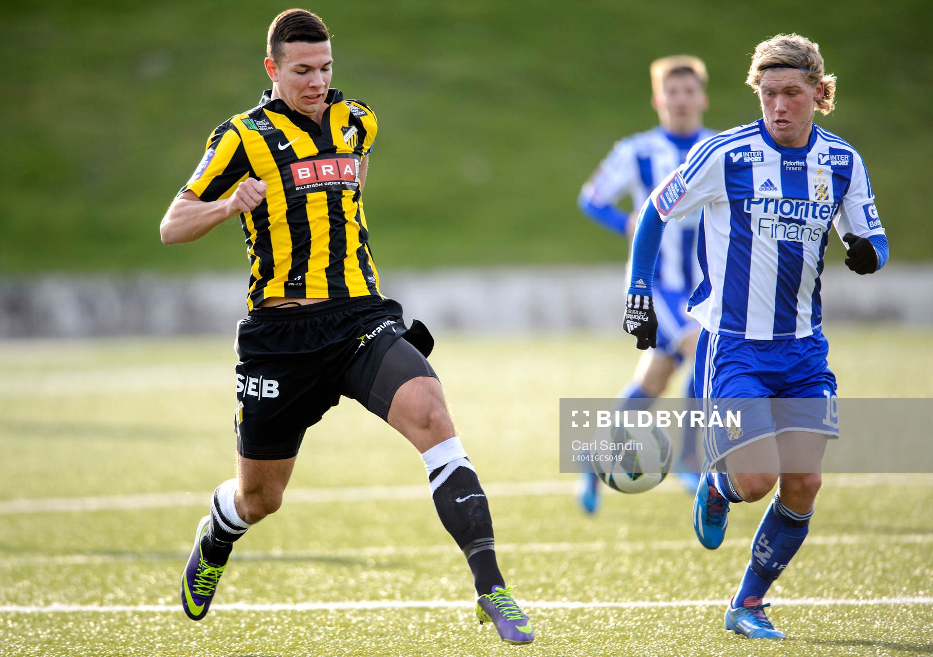 Häckens Petar Radmanovic och IFK Göteborgs Victor