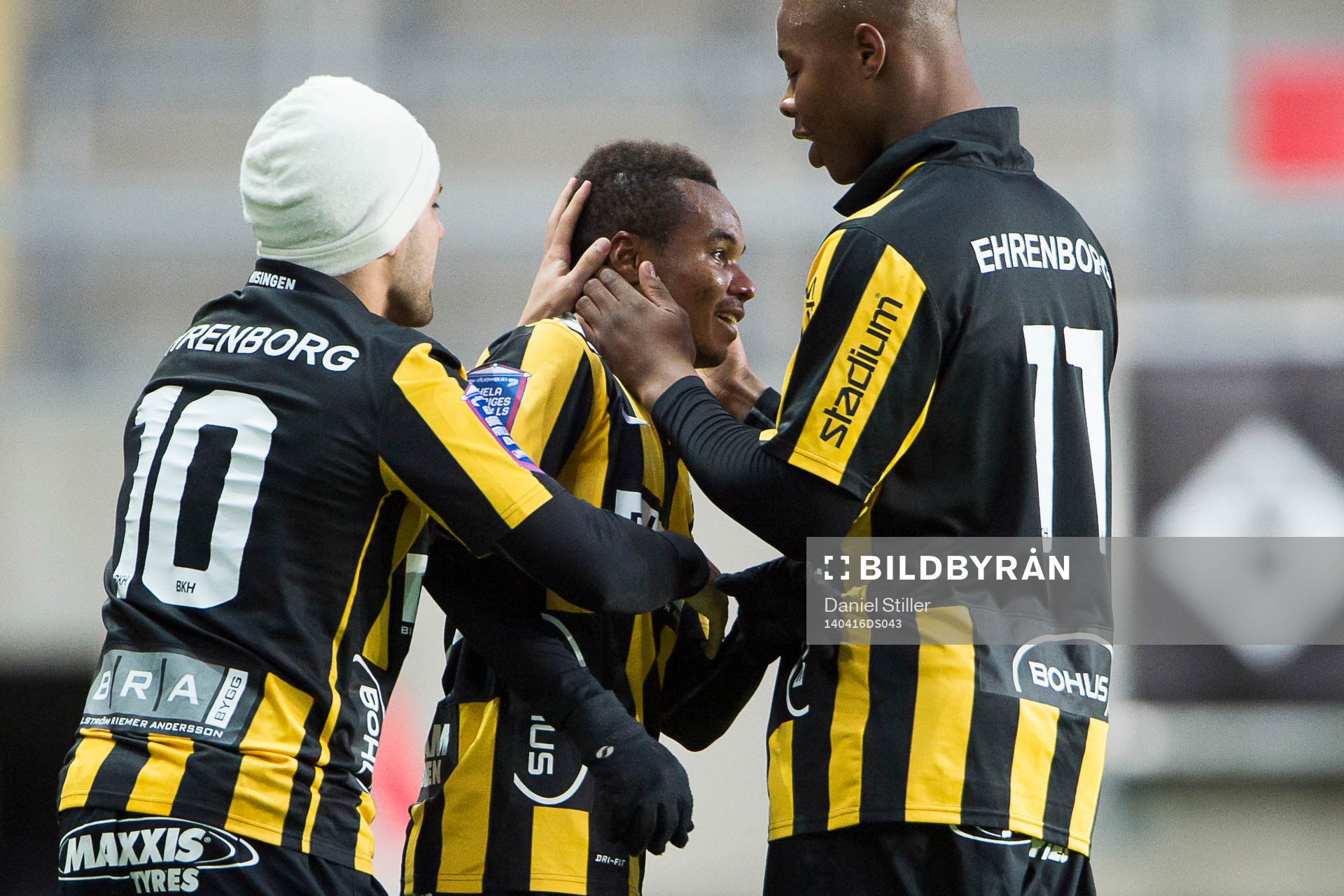 Häckens Nasiru Mohammed jublar