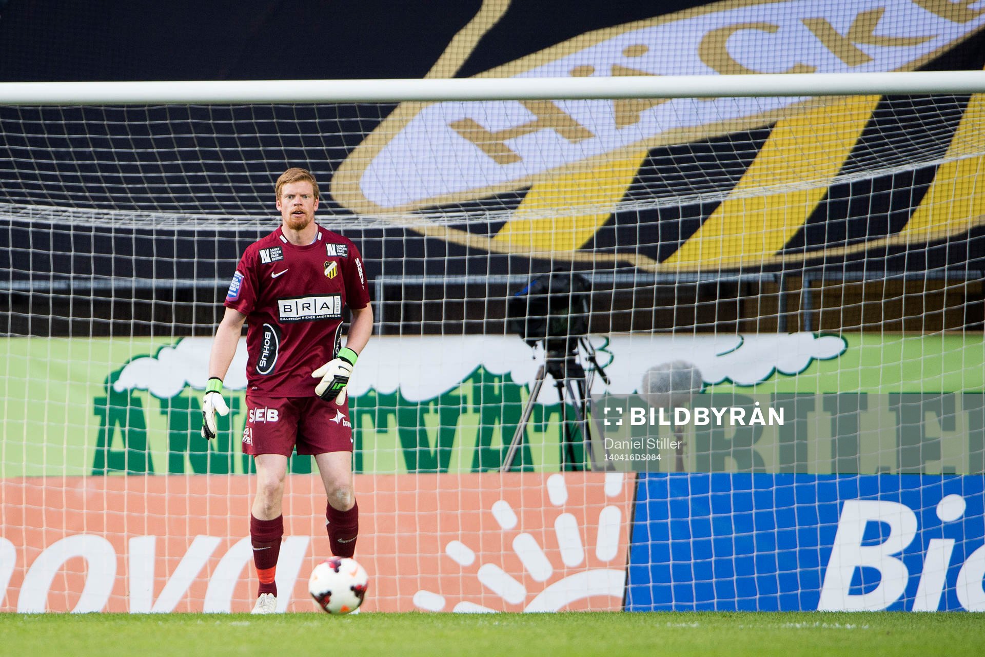 Häckens målvakt Christoffer Källqvist