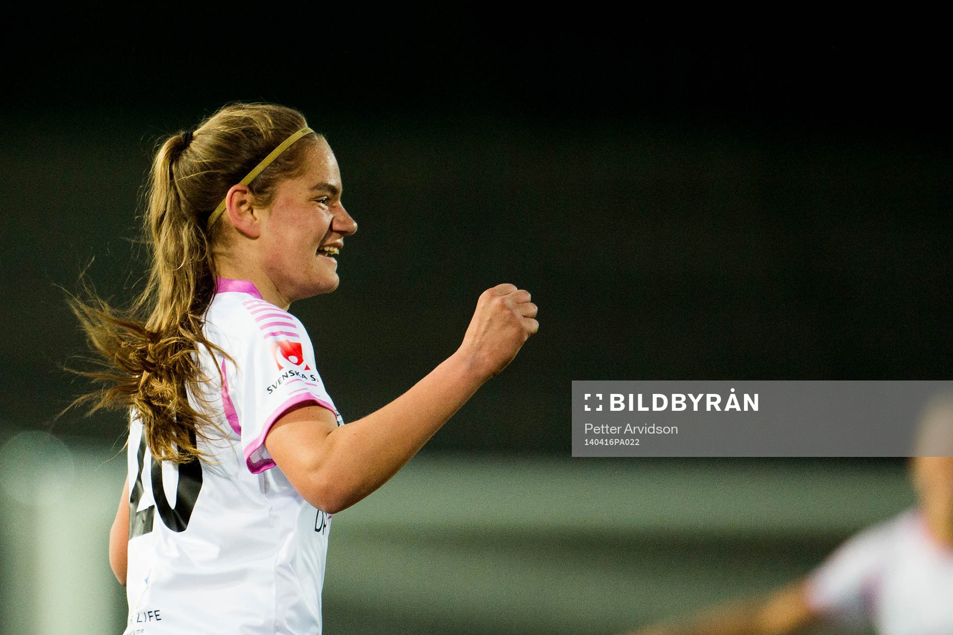 Rosengårds Sarah Mellouk jublar