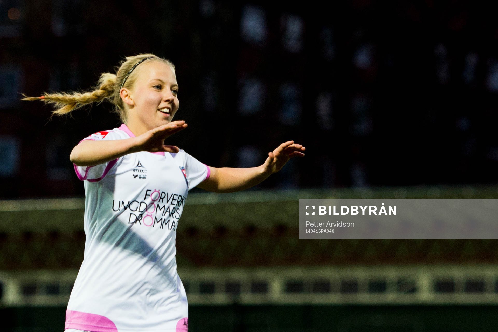 Rosengårds Nathalie Persson jublar