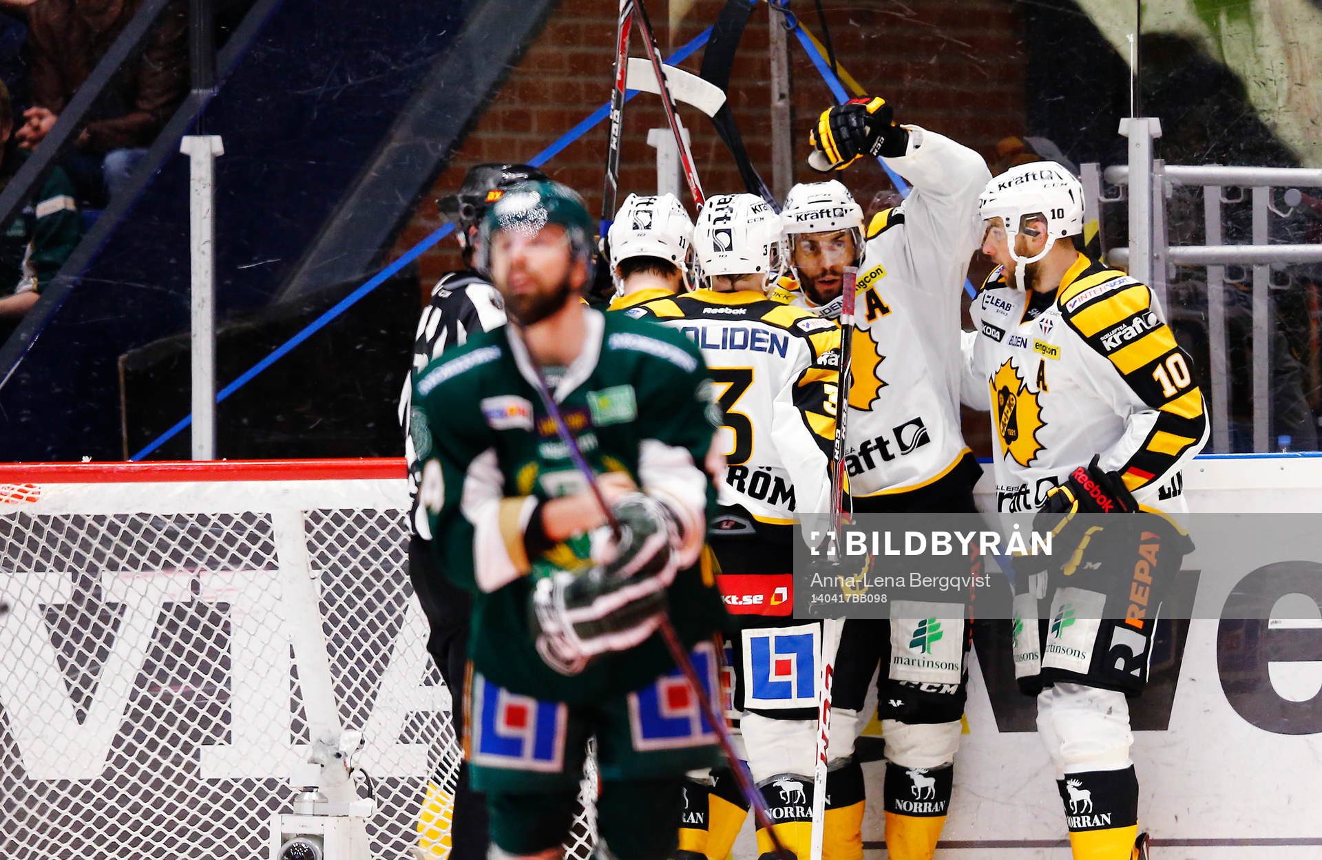 Skellefteås Pierre-Edouard Bellemare jublar