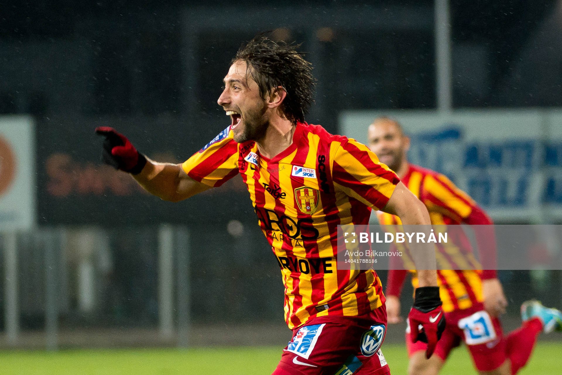 Syrianskas Nikola Grubjesic jublar