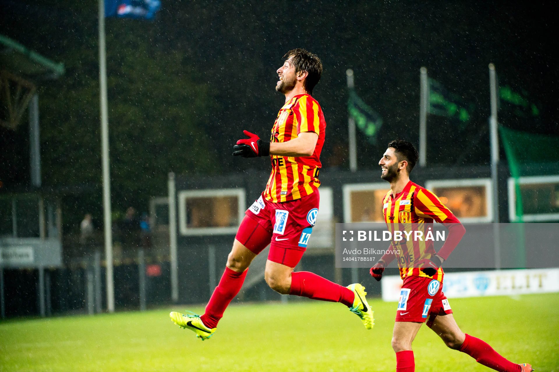 Syrianskas Nikola Grubjesic jublar